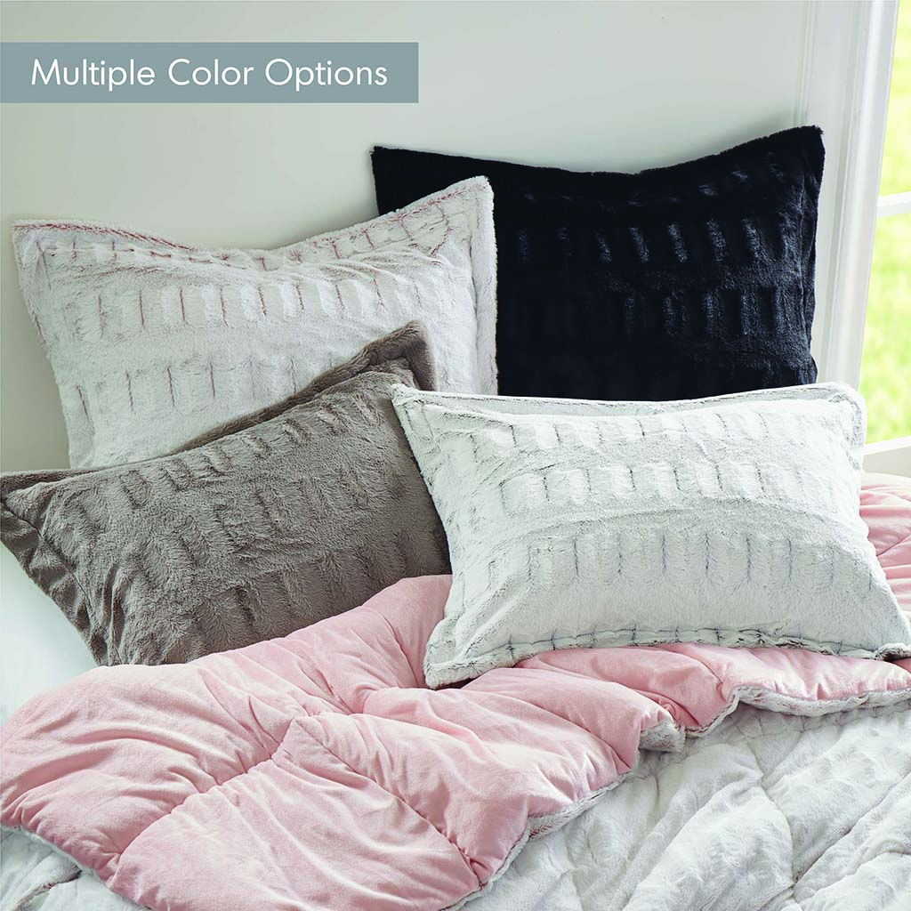 Gia - 2 Piece Twin/Twin Long Solid Comforter Mini Set - Black