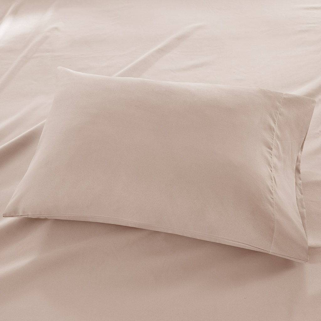 Twin Long All Season Moisture Wicking Lightweight Sheet Set - Blush