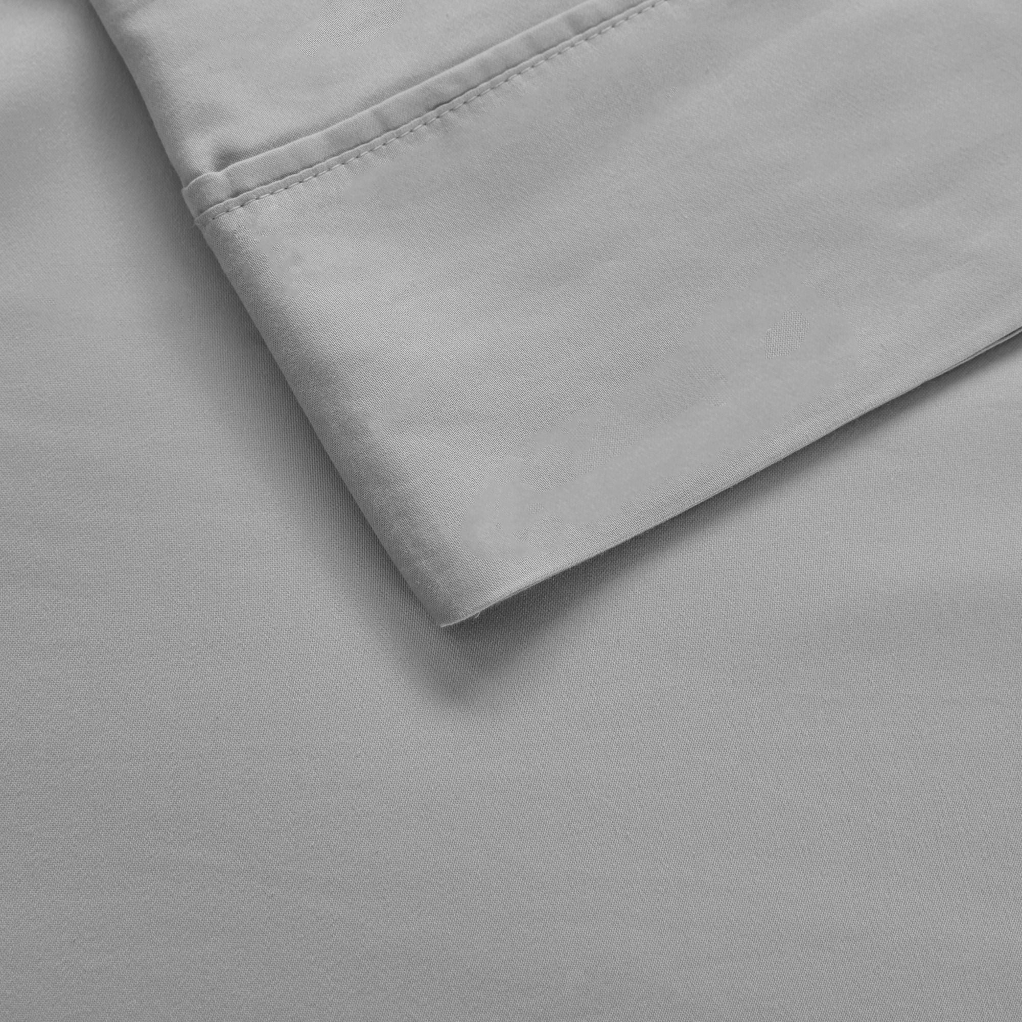 1000 Thread Count - HeiQ Smart Temperature Cotton Blend 4-Piece Sheet Set - Gray