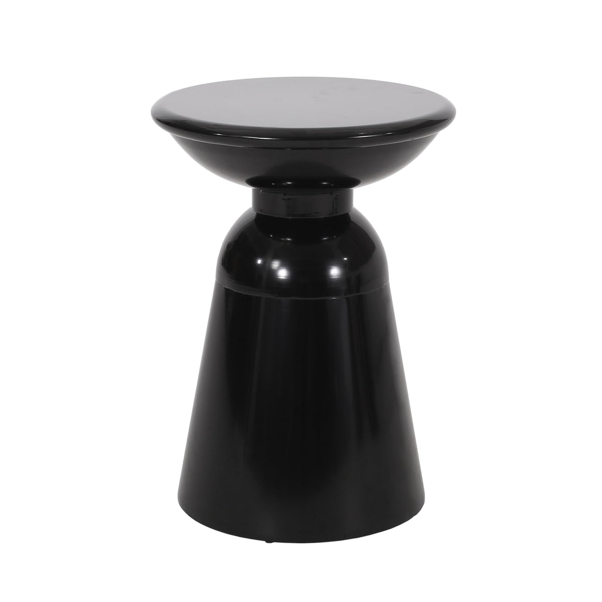 Outdoor Modern Metal End Large Table