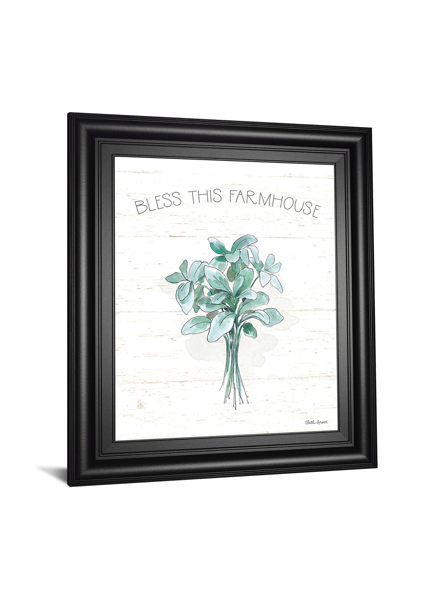 Farmhouse Cotton VI By Beth Grove - Framed Print Wall Art - White