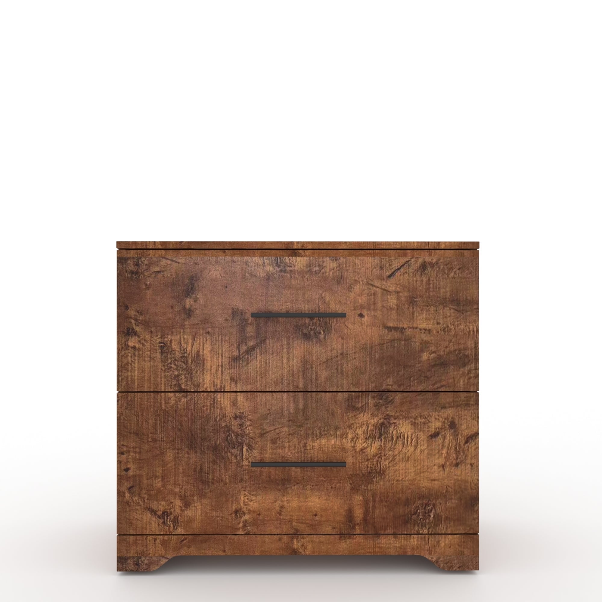 2 -Drawer Lateral Filing Cabinet,Storage Filing Cabinet for Home Office, Walnut