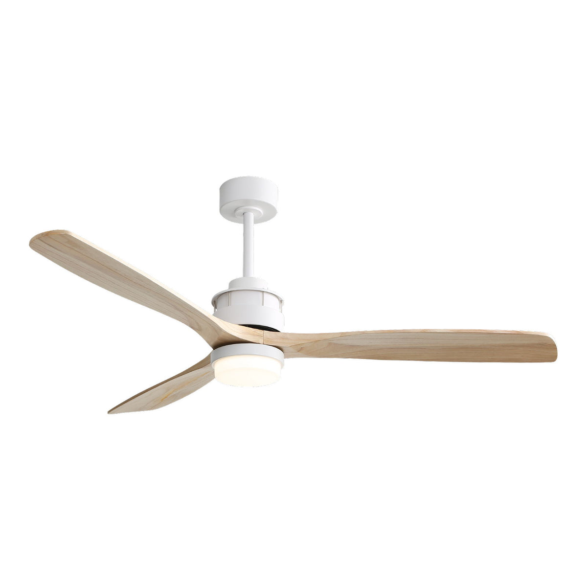 60" Ceiling Fan With Remote Control Light For Indoor And Outdoor Use - White