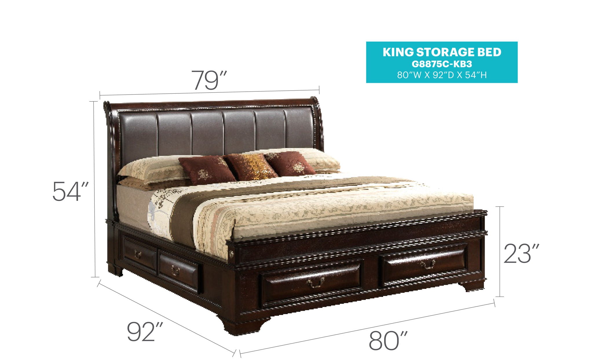 Lavita - Storage Bed