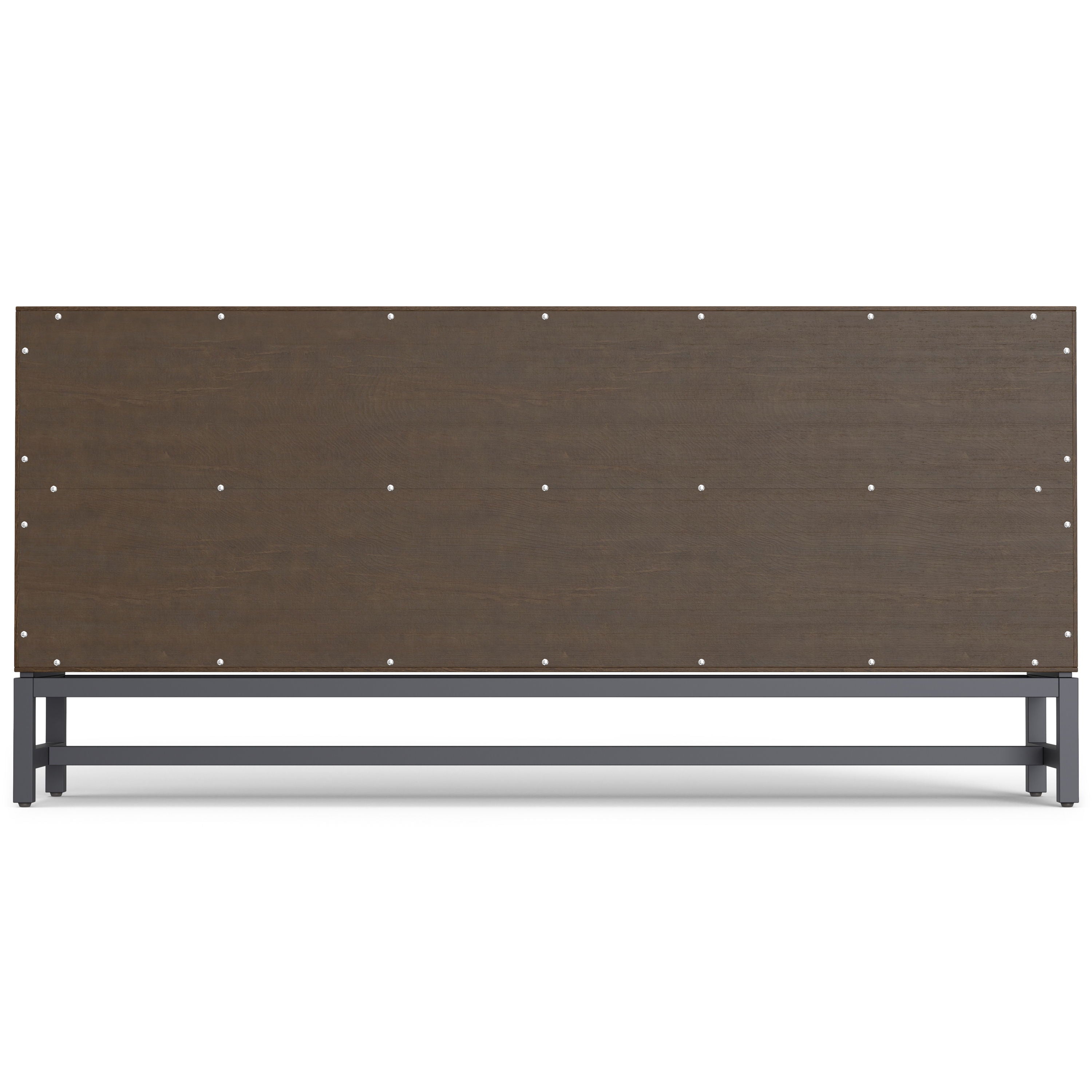 Banting - Low Wide Bookcase - Walnut Brown