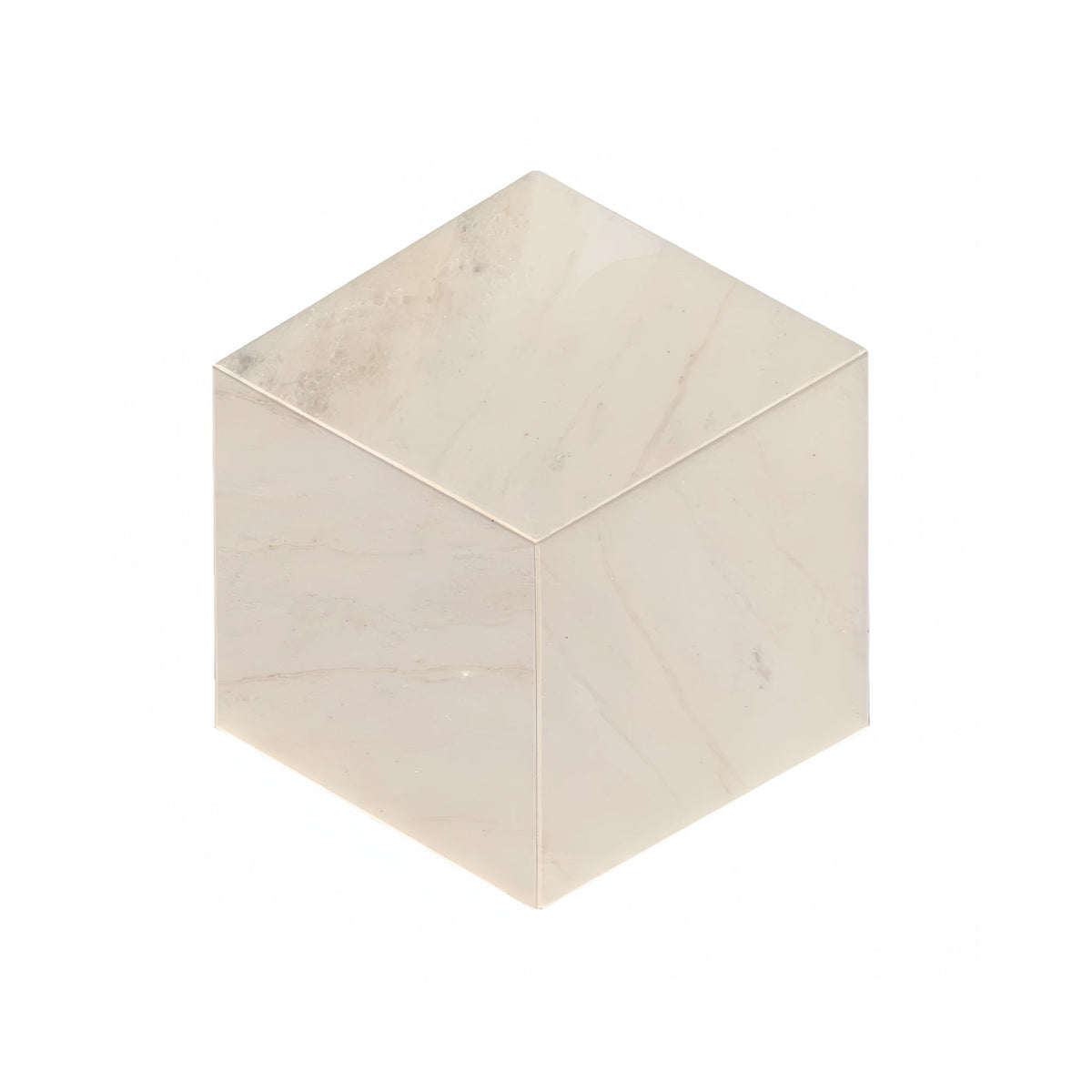 Hexagon Natural Marble Polished Tile For Wall And Floor (Set of 12)
