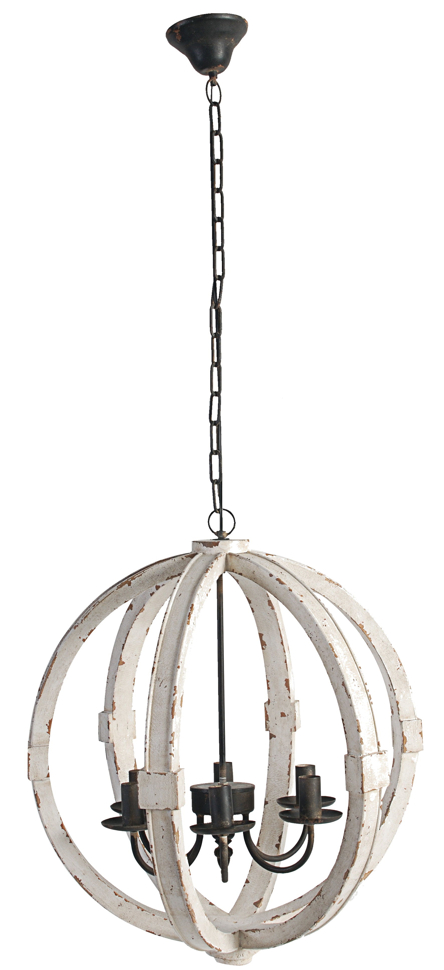 Chandelier, Hanging Light Fixture With Adjustable Chain For Kitchen, Bulb Not Included