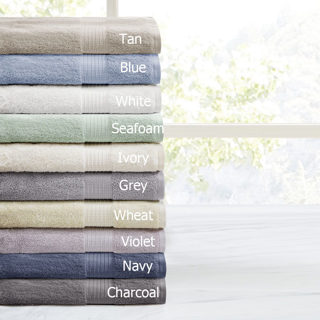 Organic - 6 Piece Towel Set - White