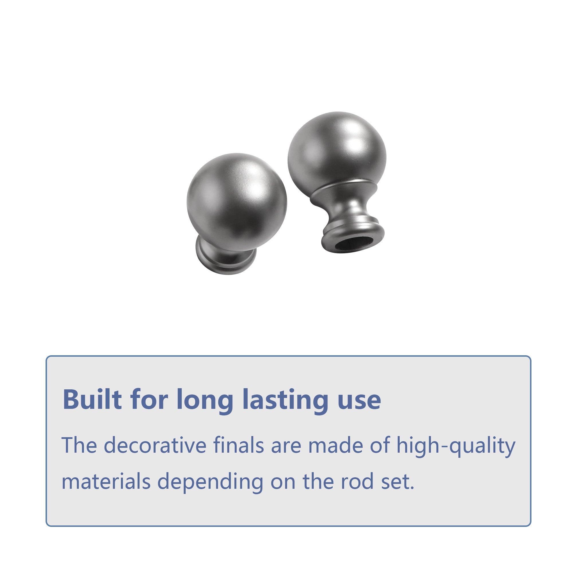 Window Single Curtain Rod- Adjustable sizes: 48"-88",Silver