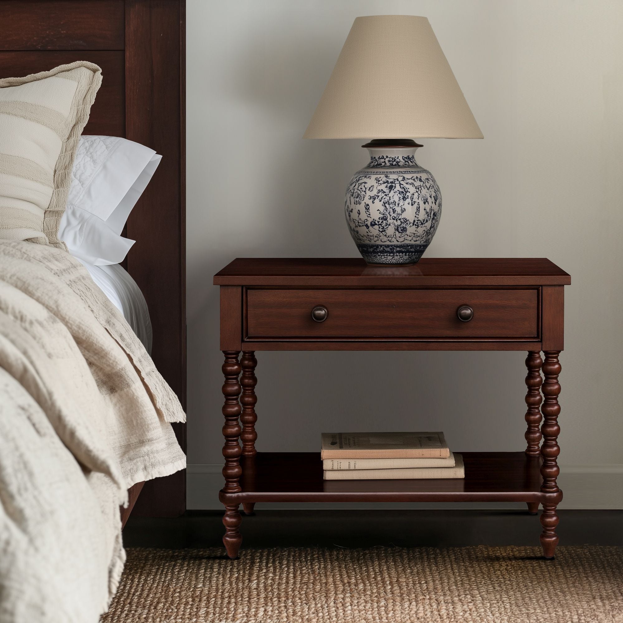 Beckett - Large Nightstand - Morocco Brown