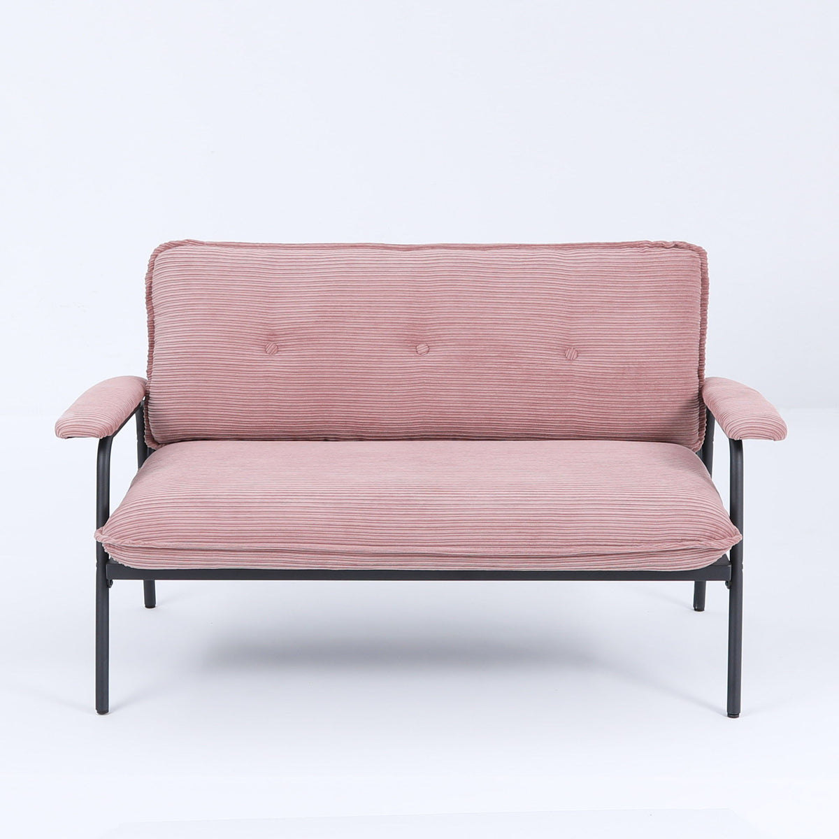 Modern Metal Frame Sofa With Sponge Filling For Compact Spaces And Versatile Use