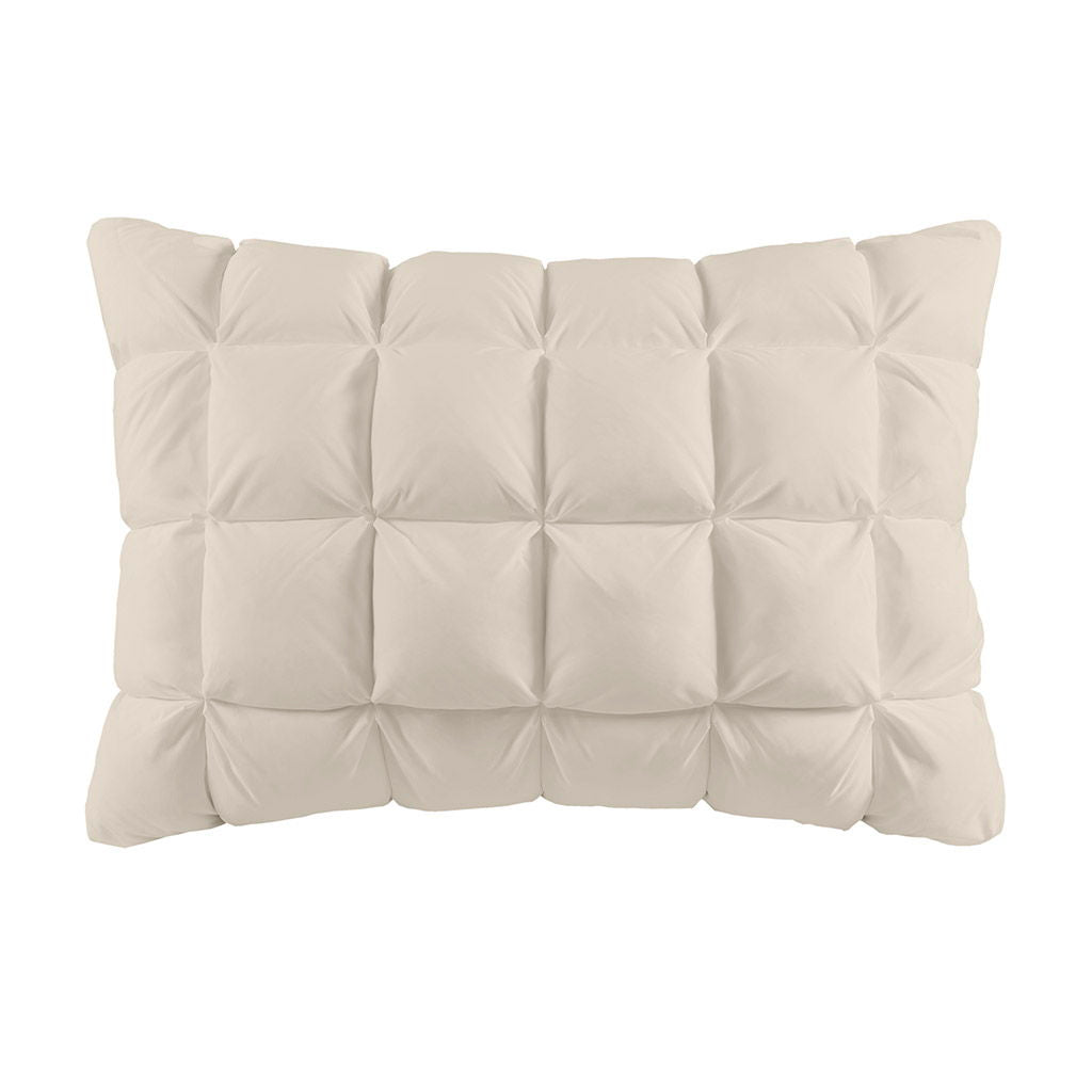 Stay Puffed - Overfilled Pillow Protector Single Piece - Tan