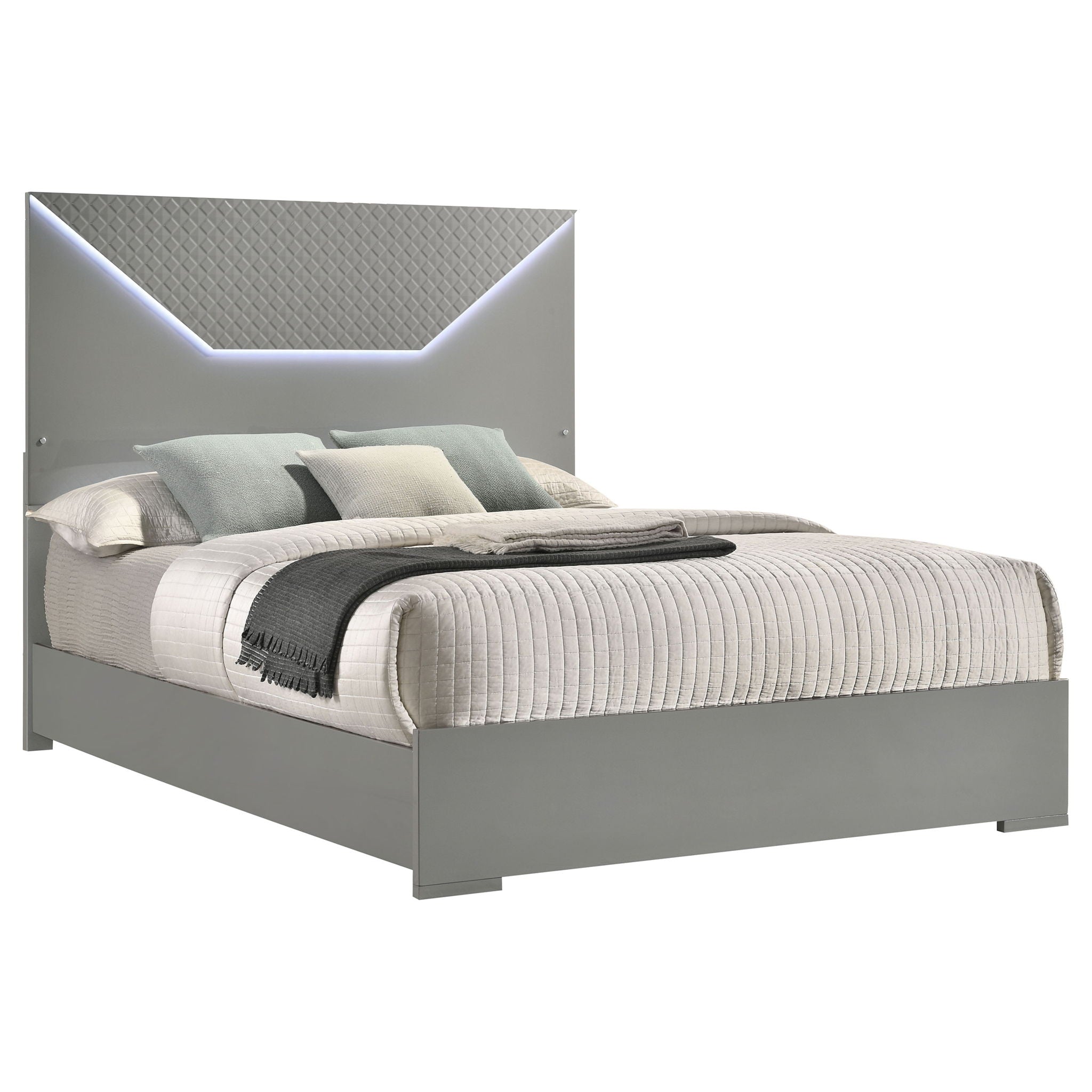 Pierce - Panel Bed LED Headboard
