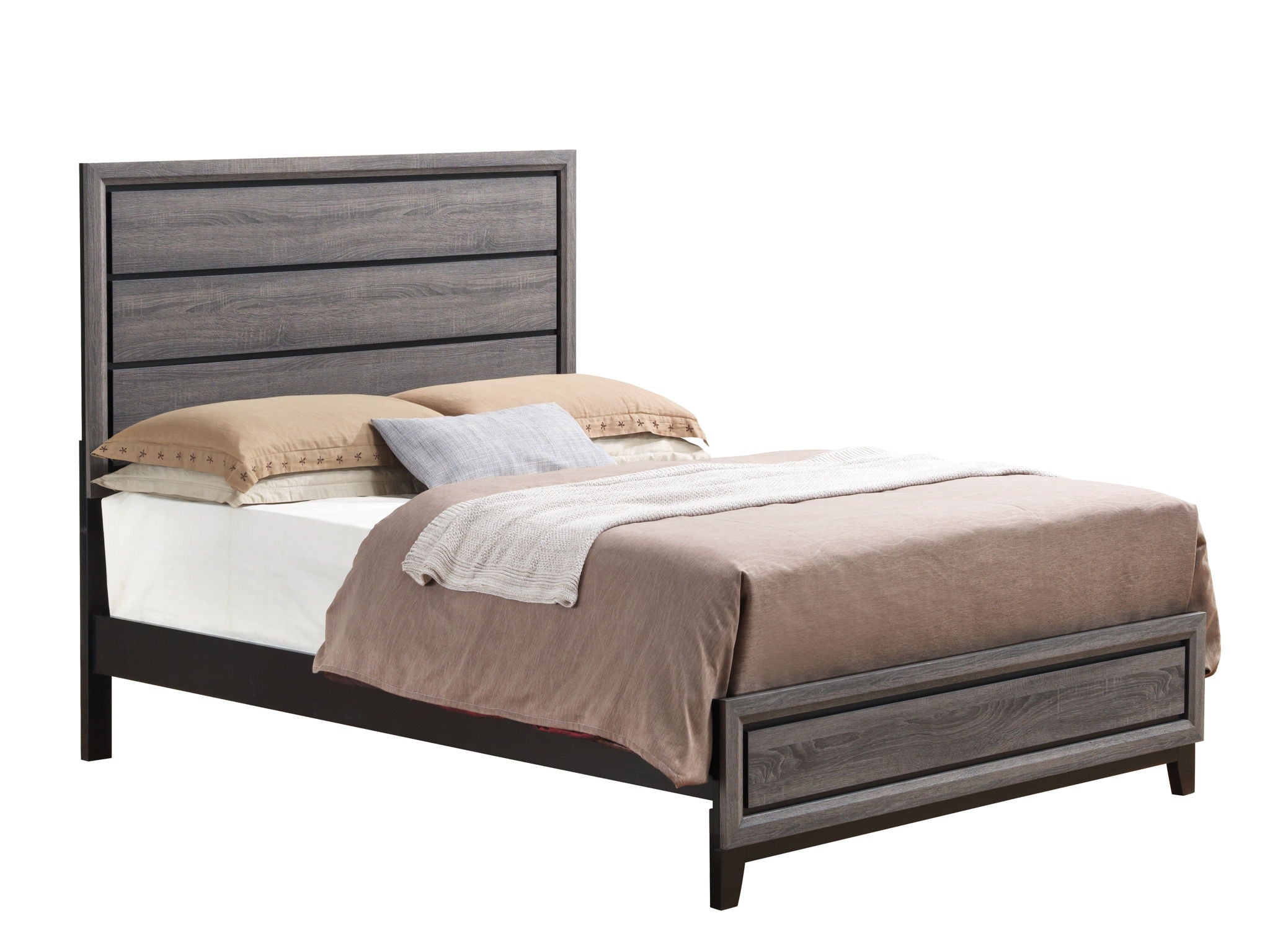 Kate - Queen / King Bed Side Rails - Foil Gray