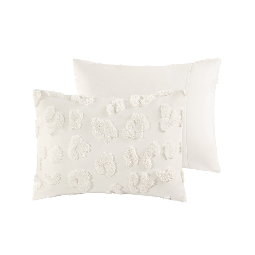 Larissa - 3 Piece King/California King Animal Comforter Set - Off-White