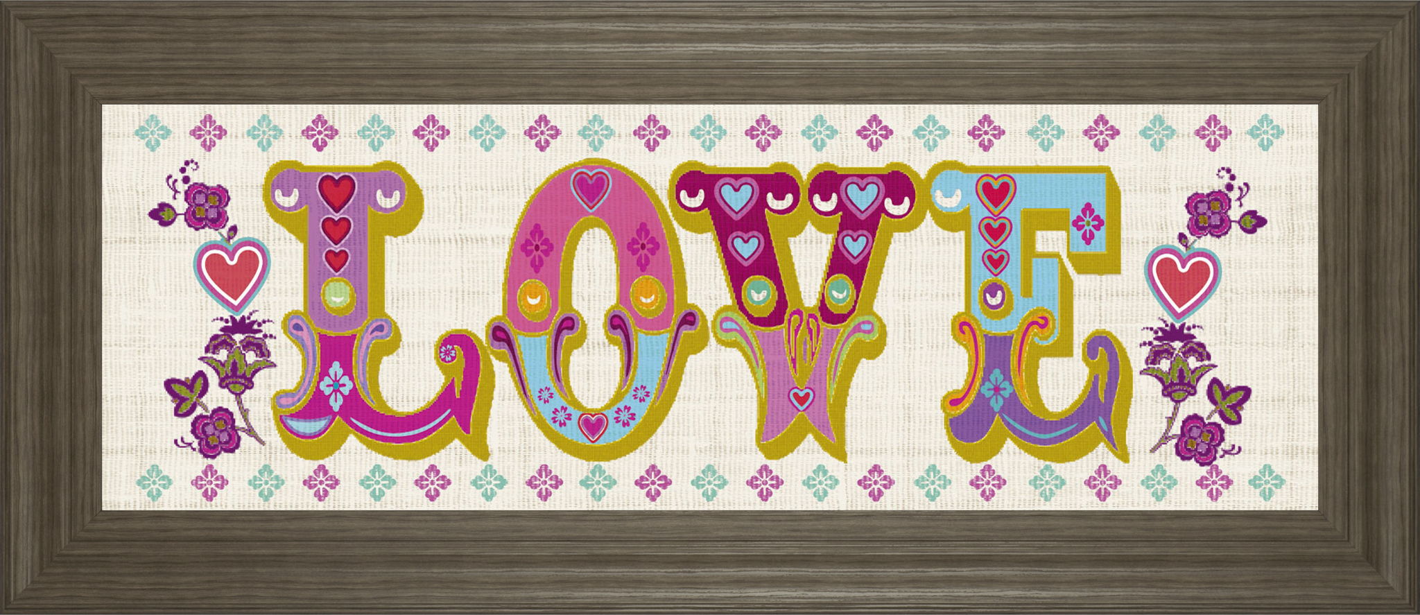 First Love By Tom Frazier - Framed Print Wall Art - Pink