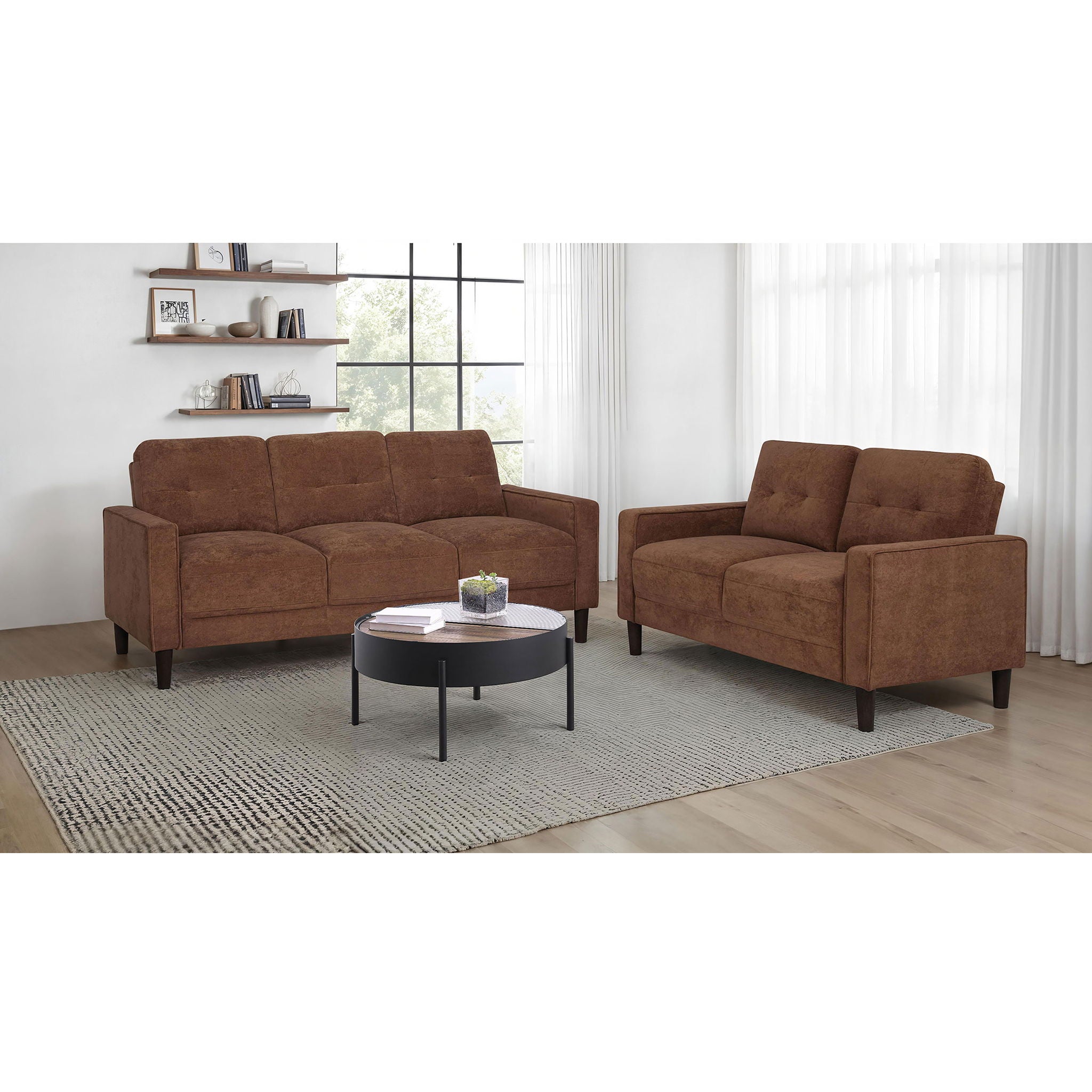 Heather - Track Arm Sofa Set