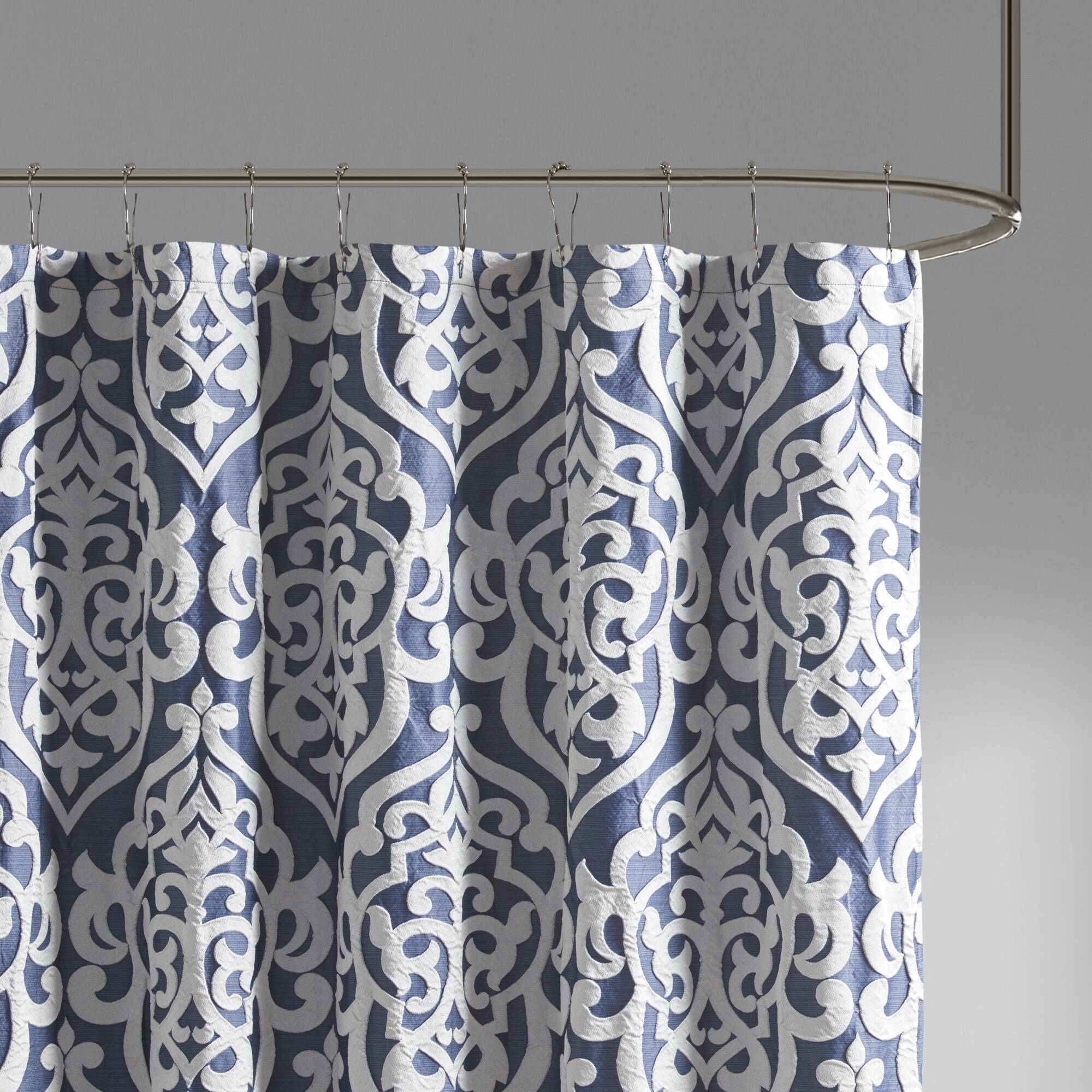 Odette - Shower Curtain - Navy