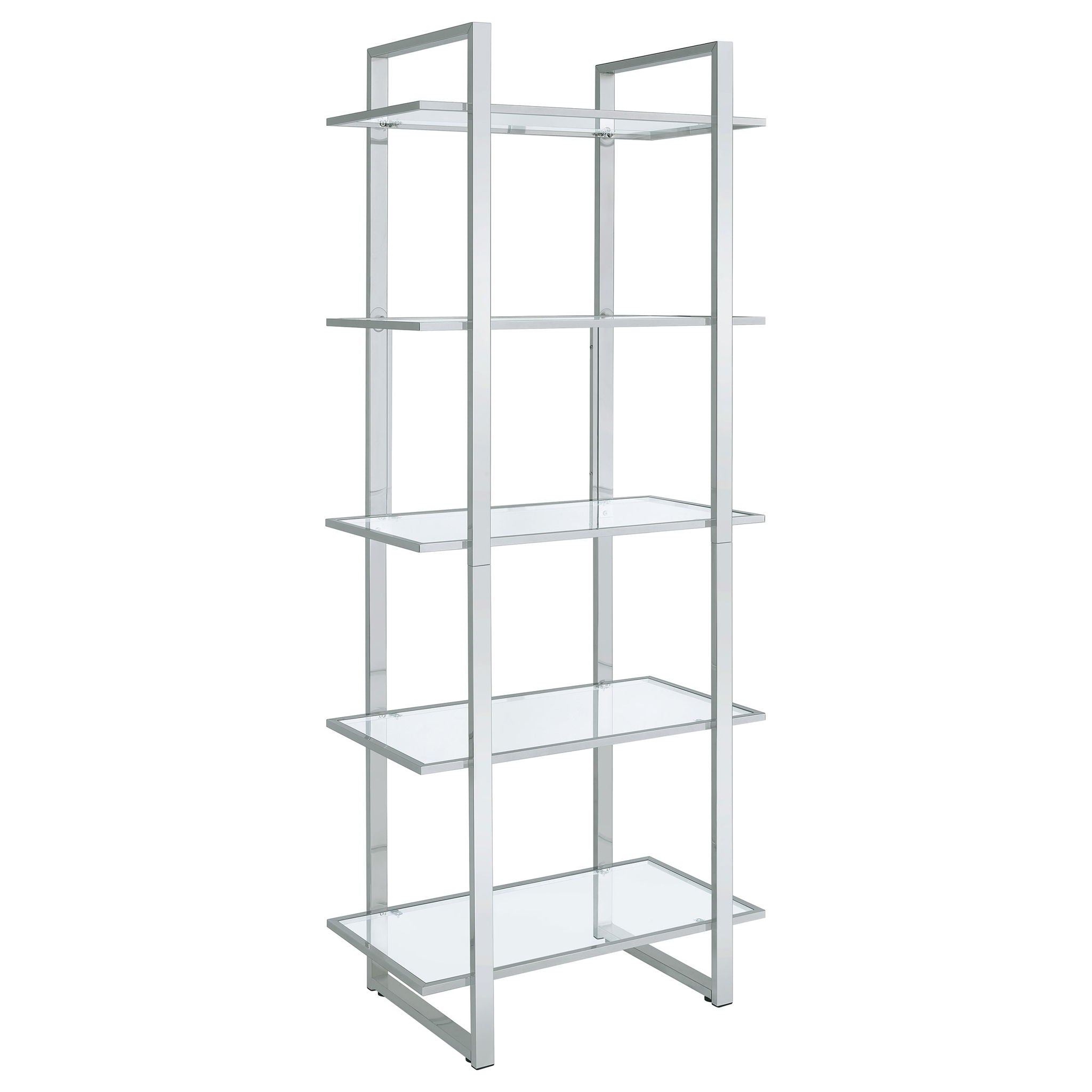 Colfax - 5 Shelf Bookshelf - Clear