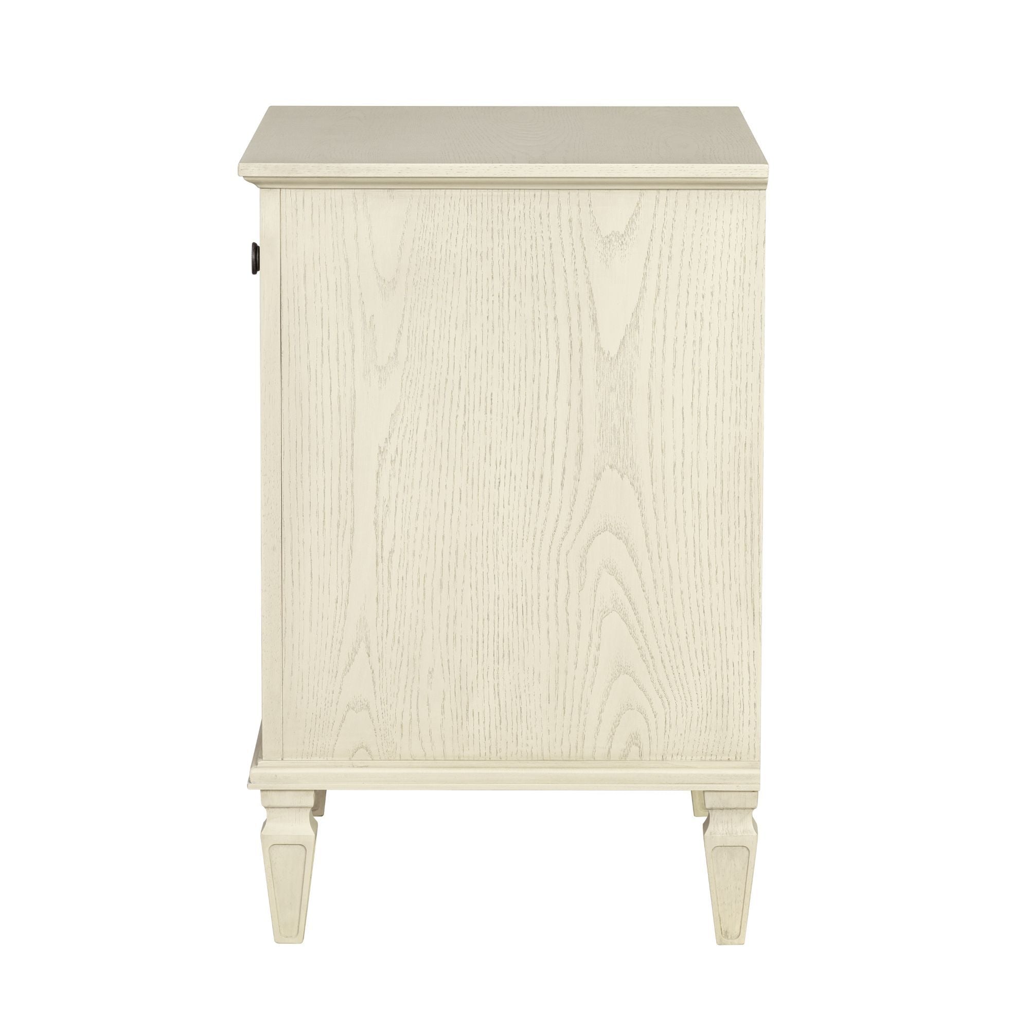 Victoria - One-Drawer Nightstand With Shelf - Antique Cream