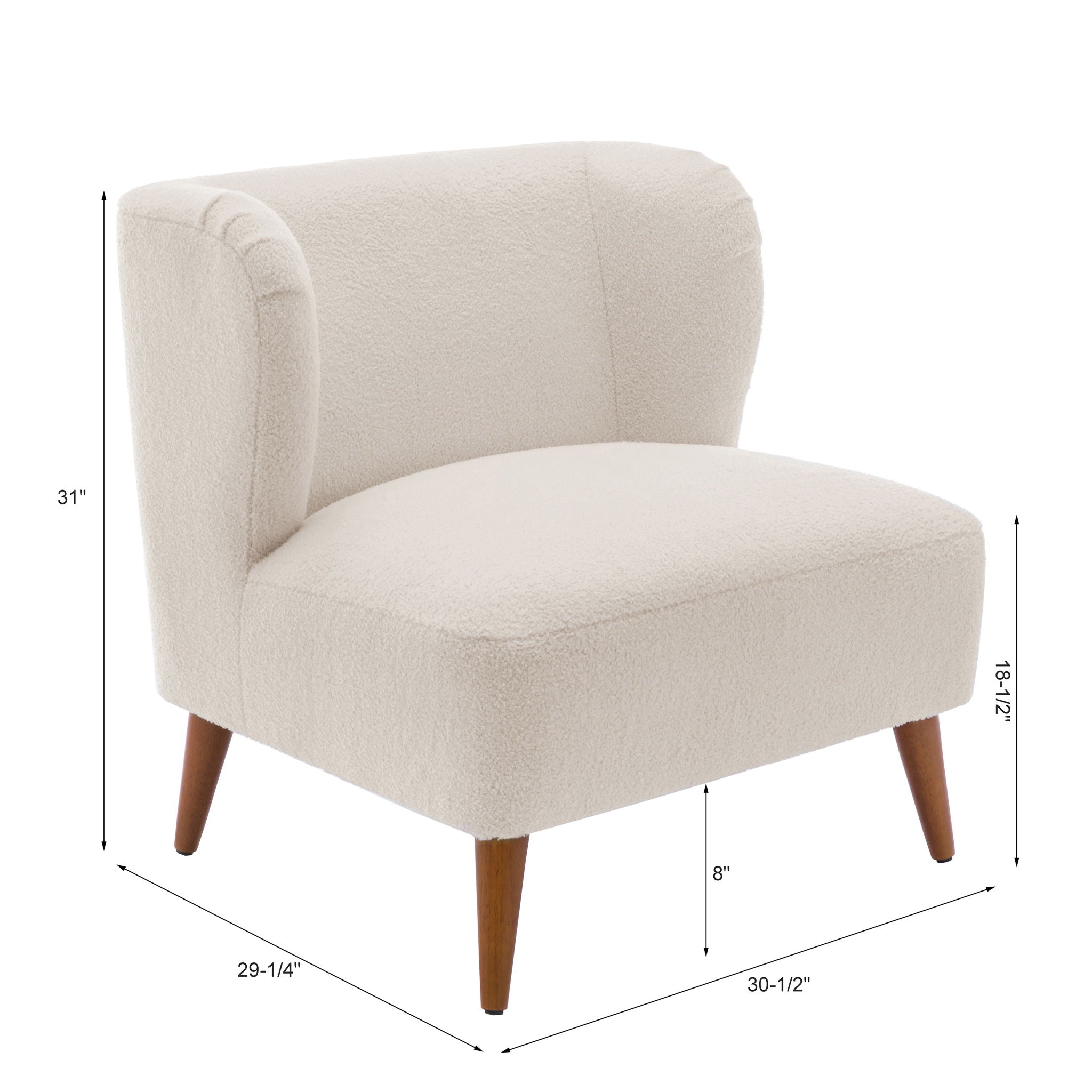 Veda - Accent Chair - White