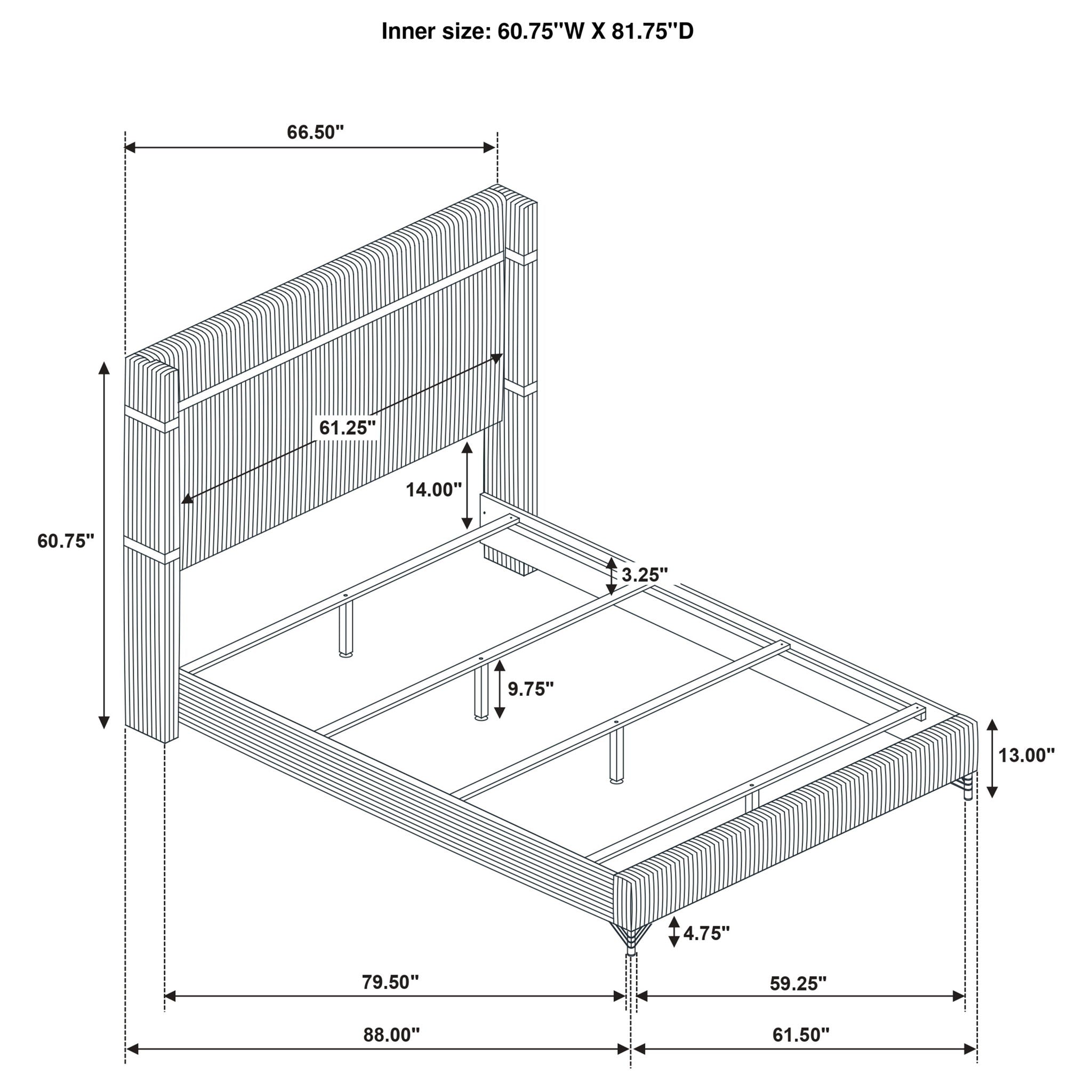 Malcolm - Bedroom Set With Wingback Design