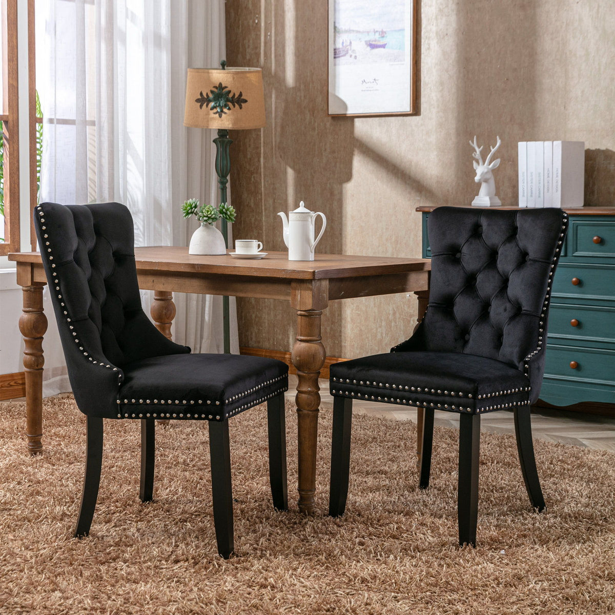 Nikki - High-End Tufted Dining Chair (Set of 2)
