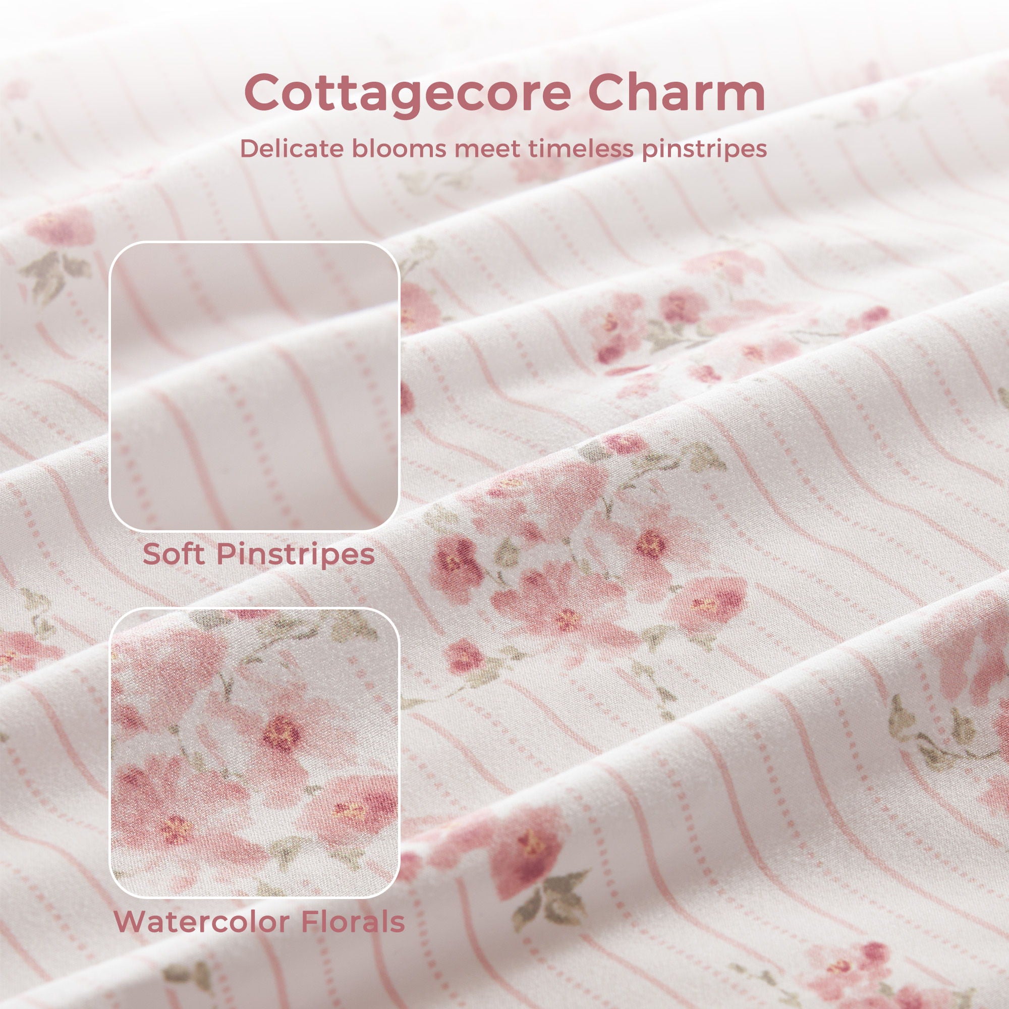 Anabelle - Queen Comforter Set - Pink