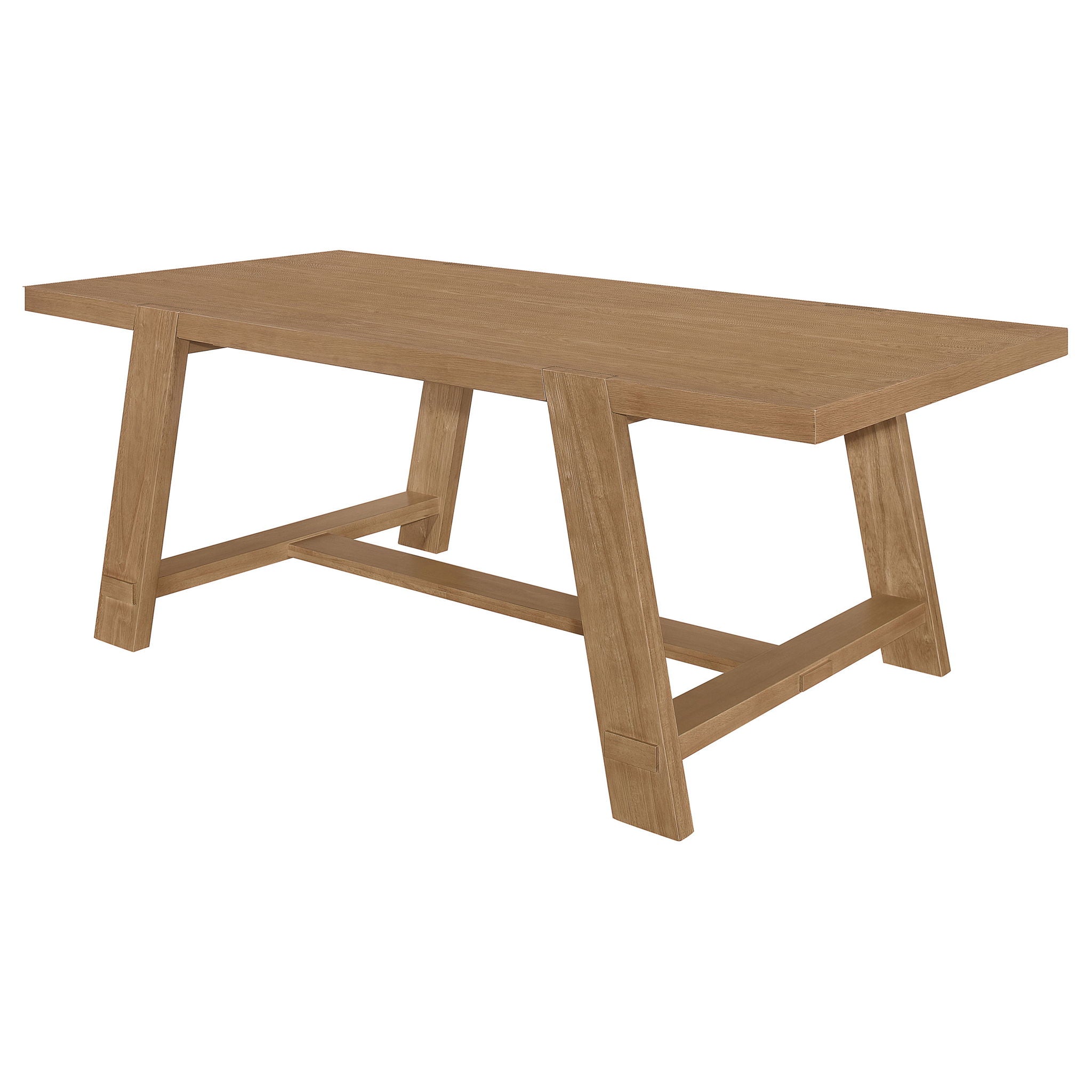 Gavilon - Rectangular Trestle Base Dining Table - Brown