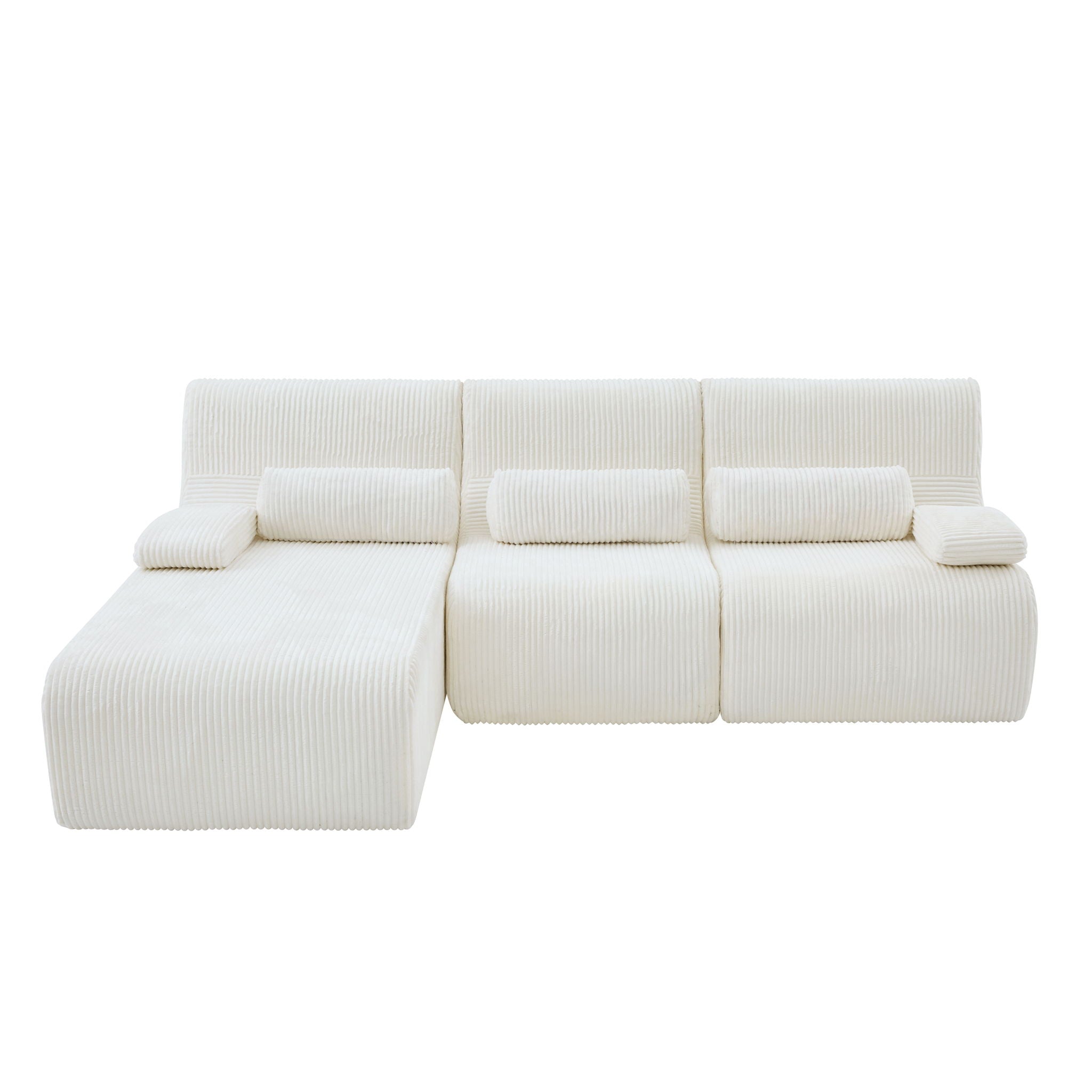 Oversized Sectional Sofa, Living Room Seating With Modular Design