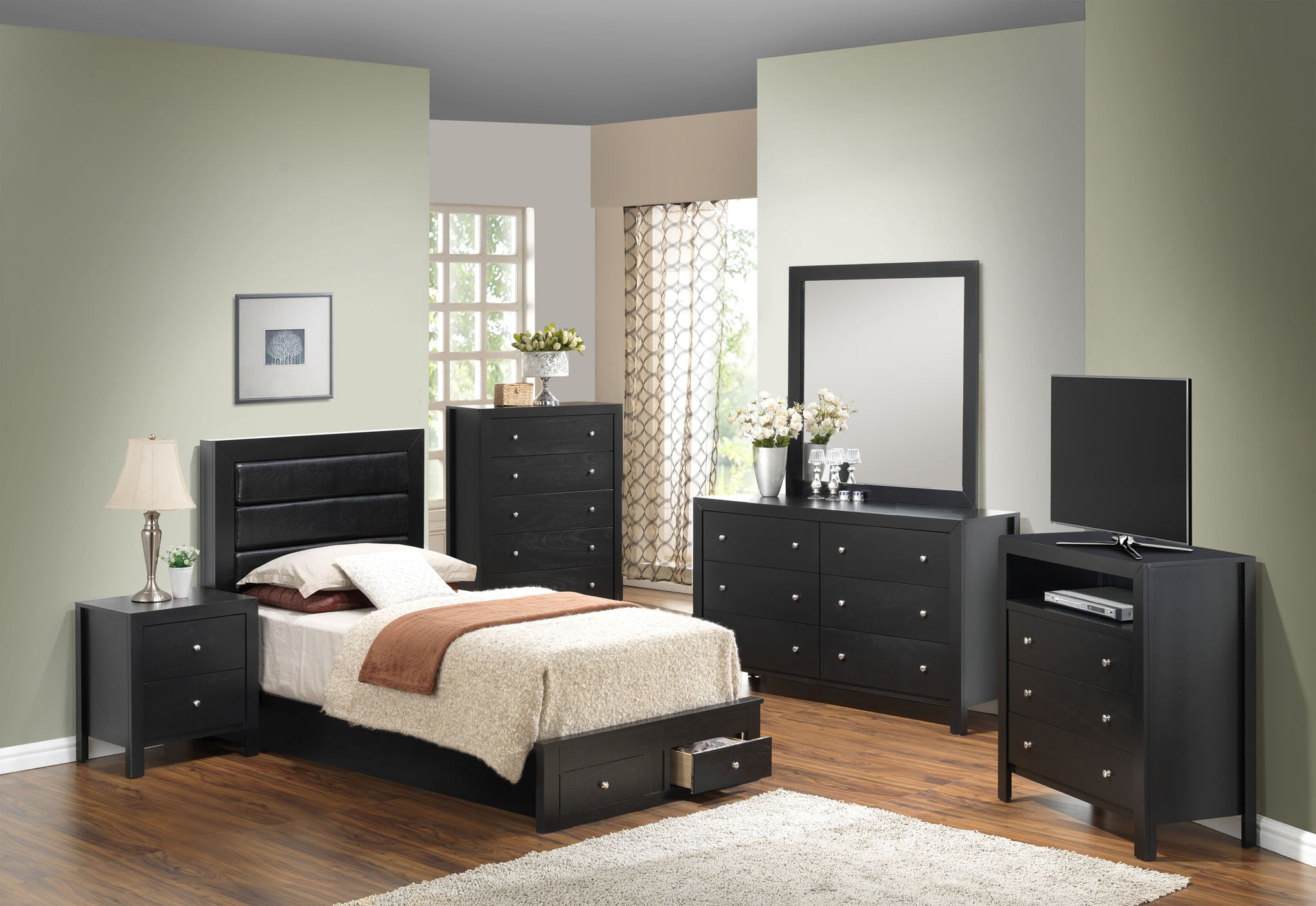 Elegant Storage Bed For Cozy Spaces