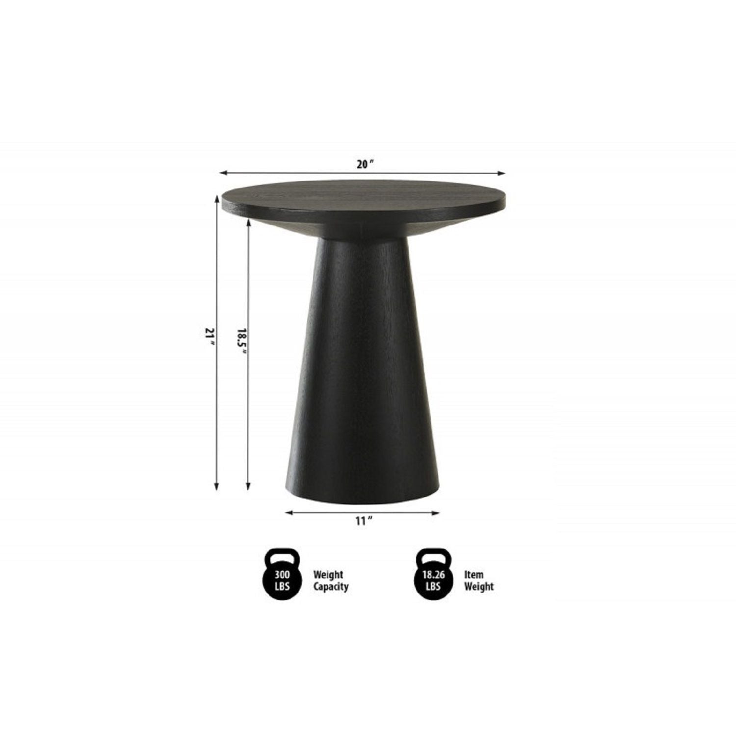 Round Console Table With Pedestal Base
