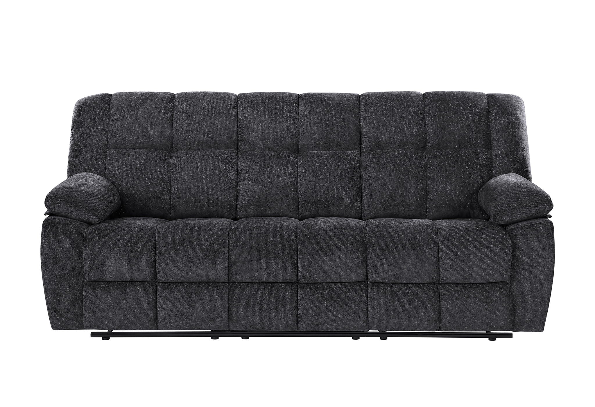 U6000 - Reclining Sofa - Black