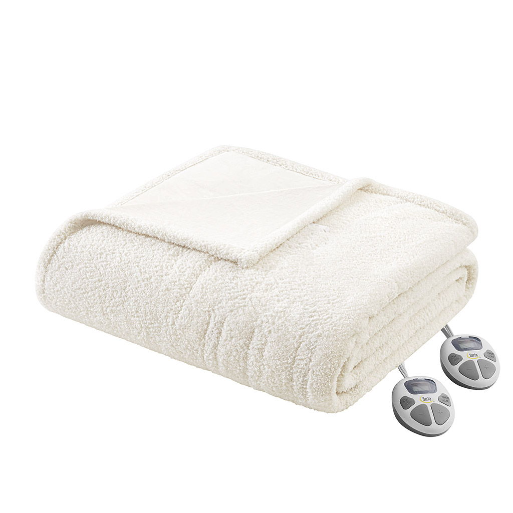 Dream Soft Heated - King Blanket - Ivory