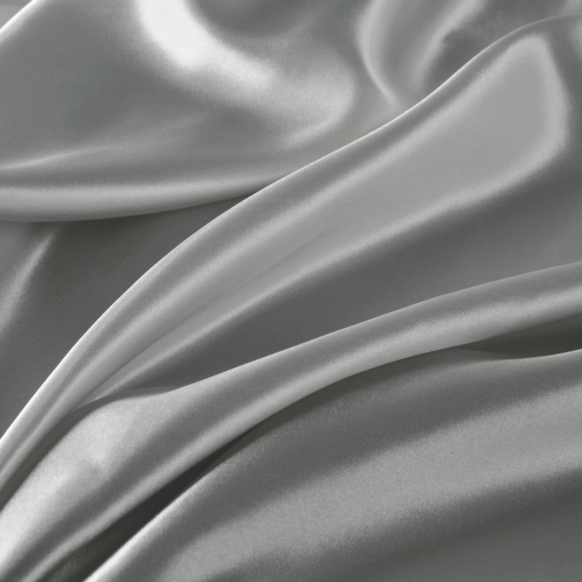 Satin - Queen Wrinkle - Free Luxurious (Set of 6) - Gray