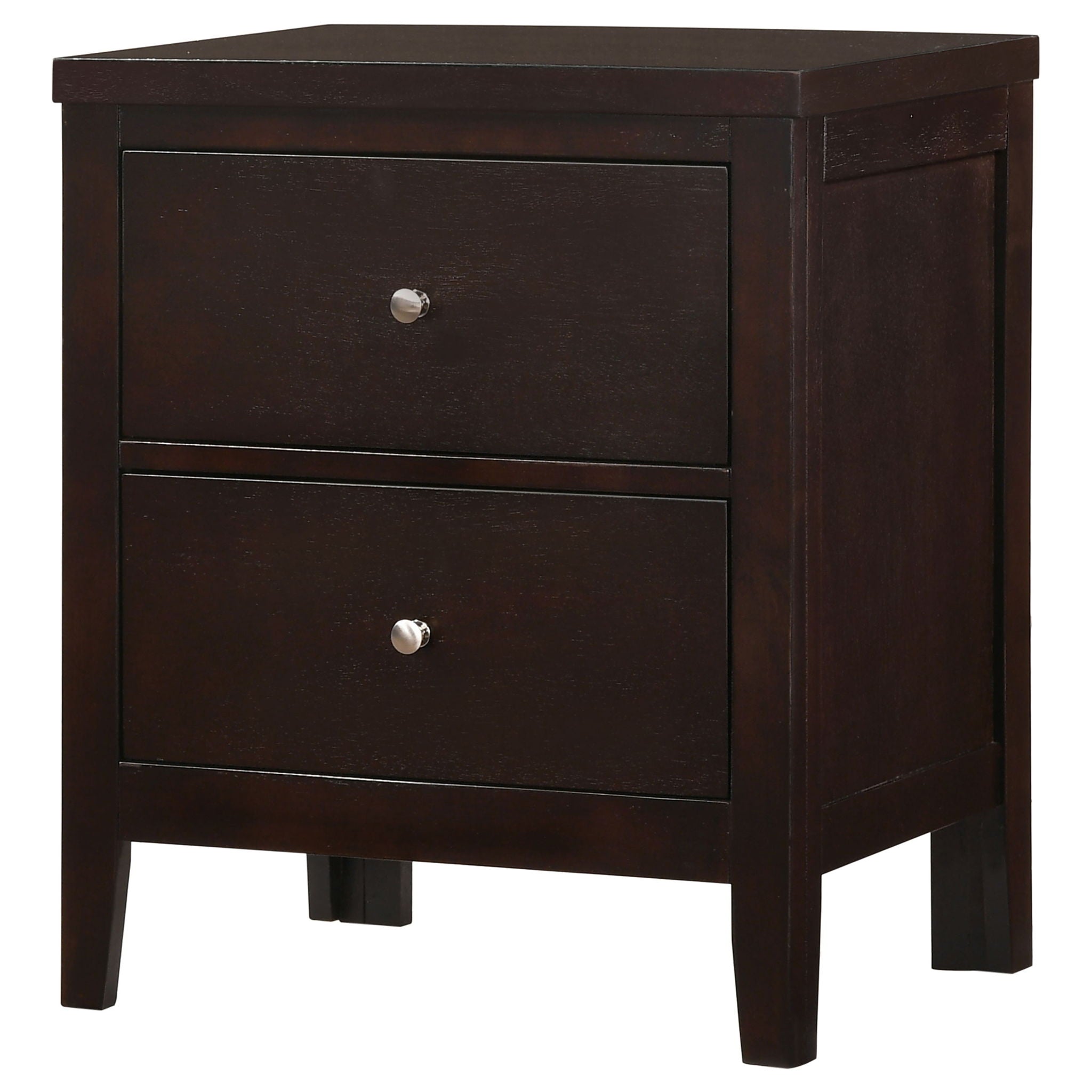 Garrett - 2 Drawer Nightstand - Cappuccino