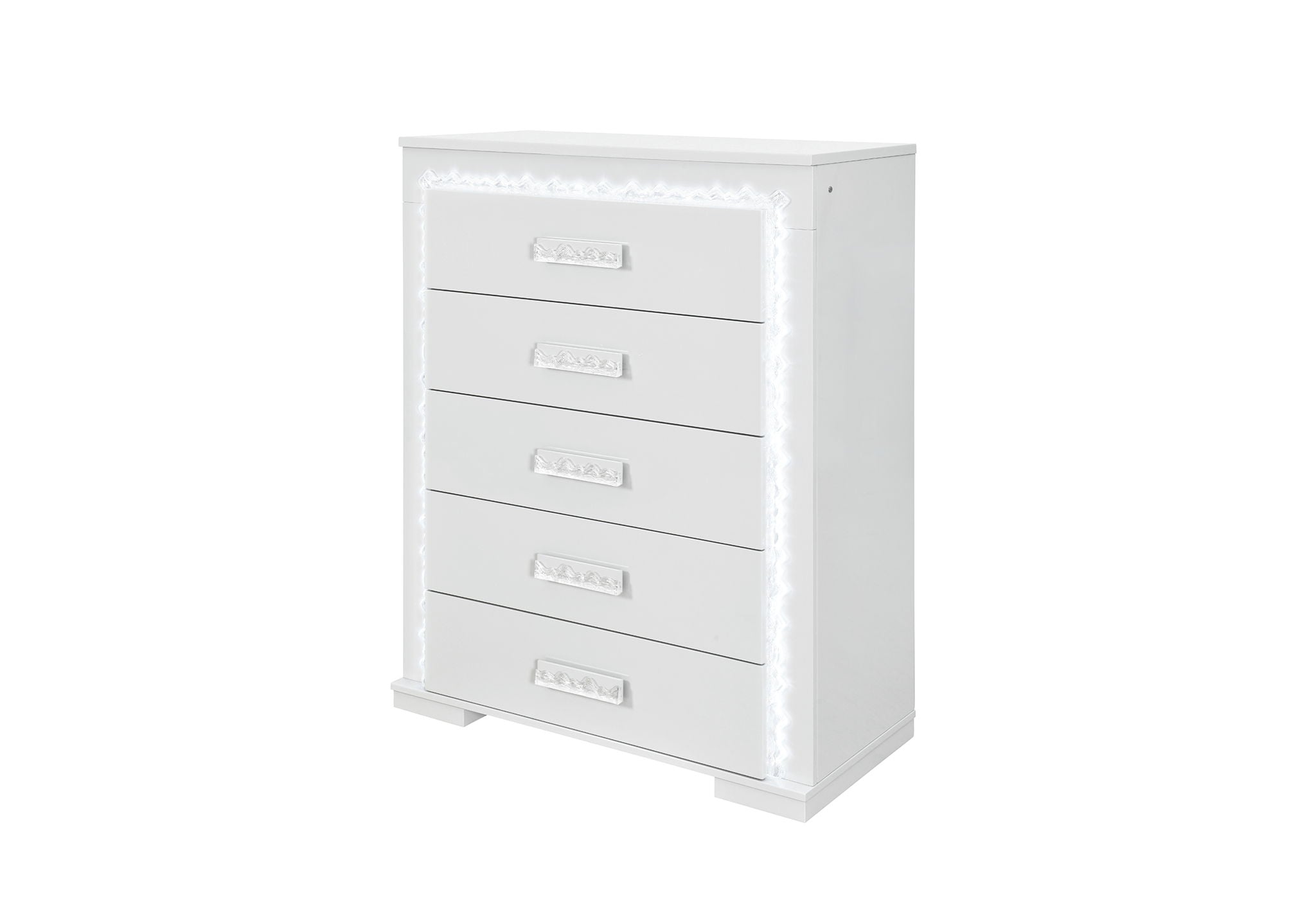 Naomi - Chest With LED - Silver