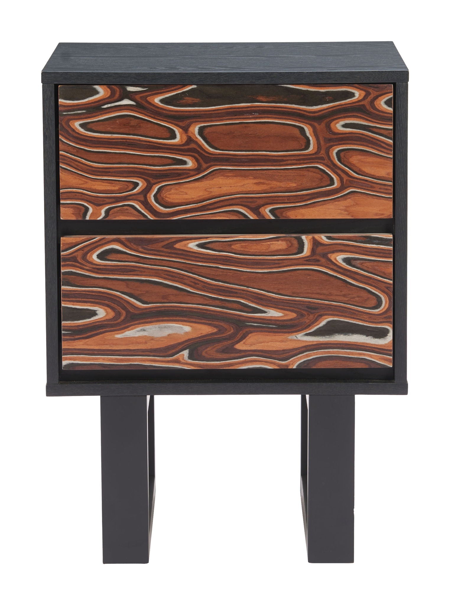 Aremi - Nightstand - Brown / Black
