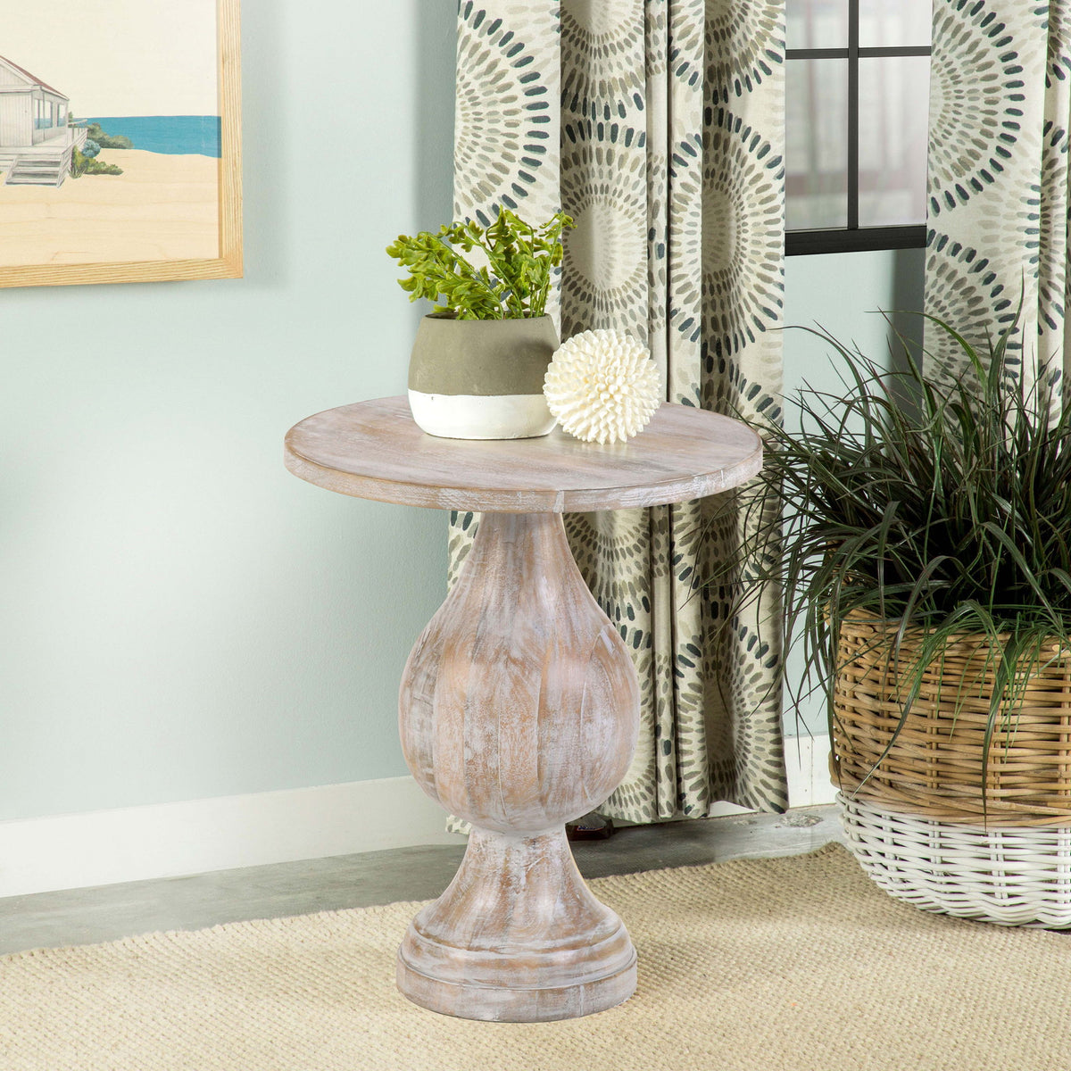 Pedestal Accent Elegant Round Top Table