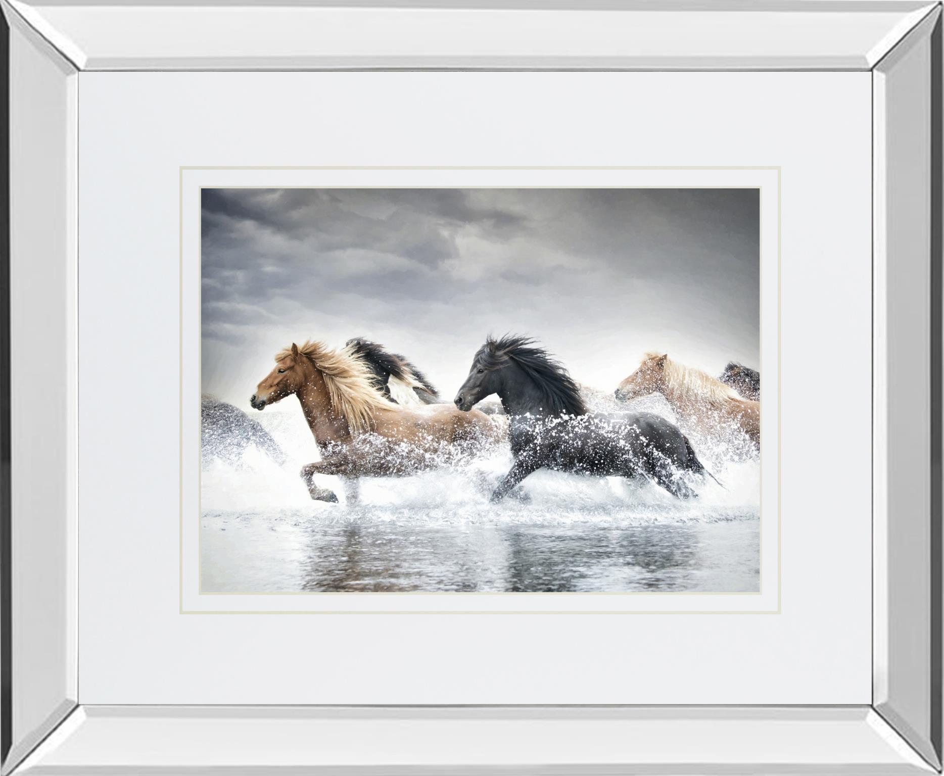 Horse Run V By PHBurchett - Gray