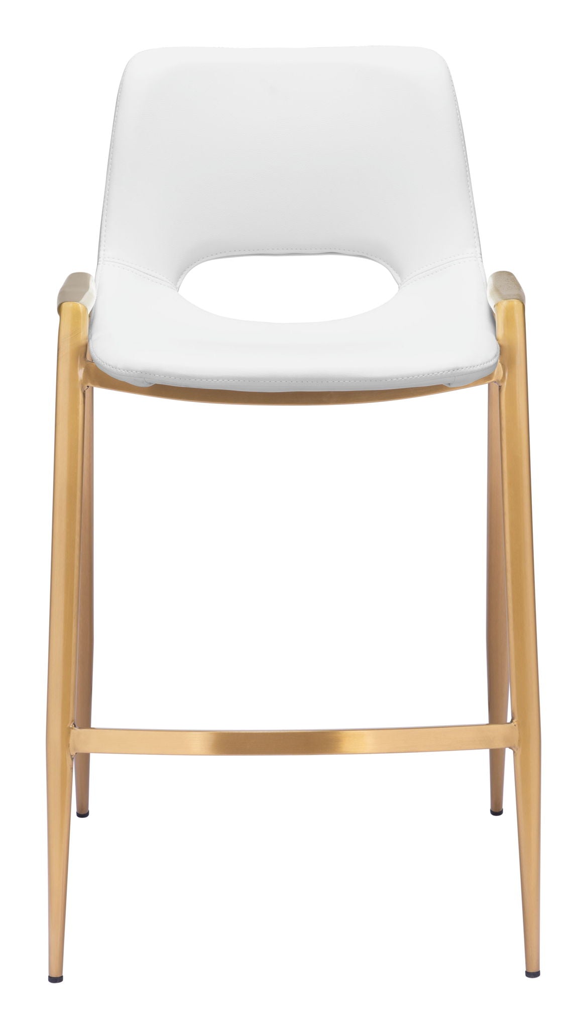 Desi - Counter Stool With Gold Legs (Set of 2)