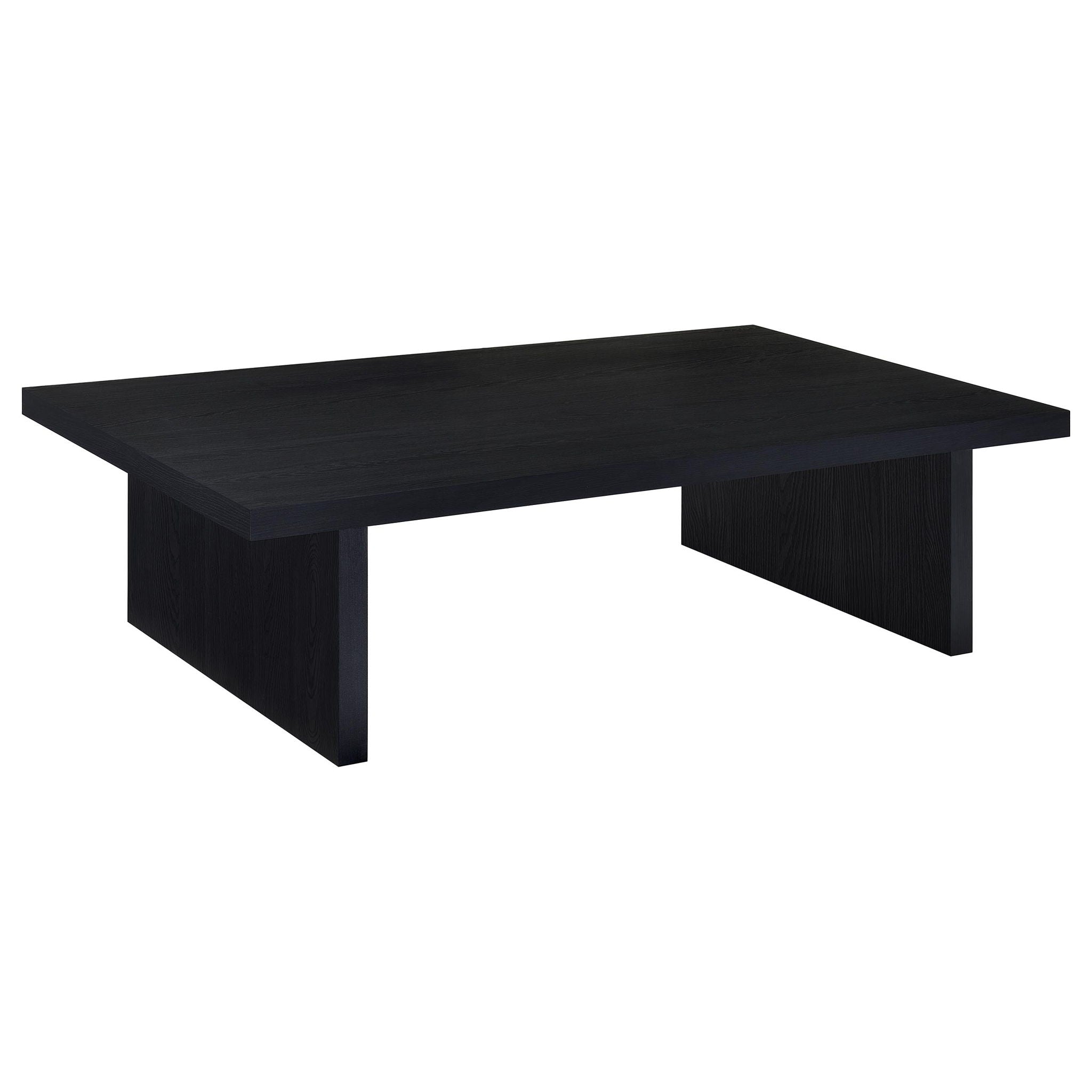 Caroline - 2 Piece Rectangular Coffee And End Table Set - Black