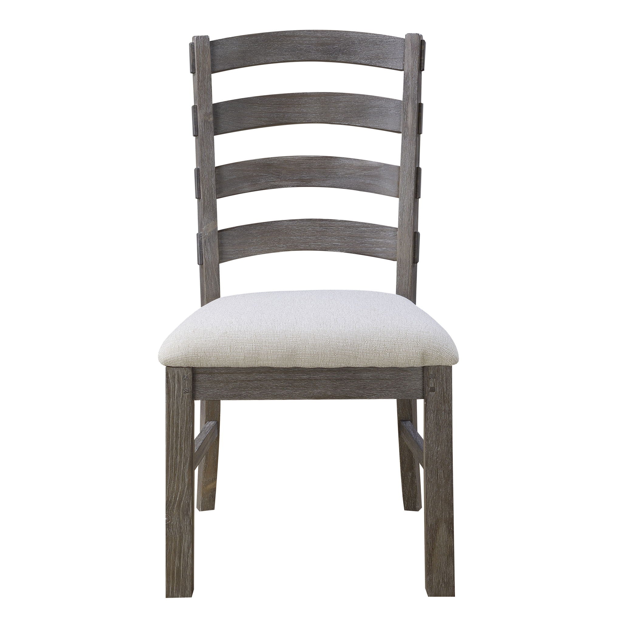 Upholstered Dining Chairs (Set of 2) - Brown - Wood