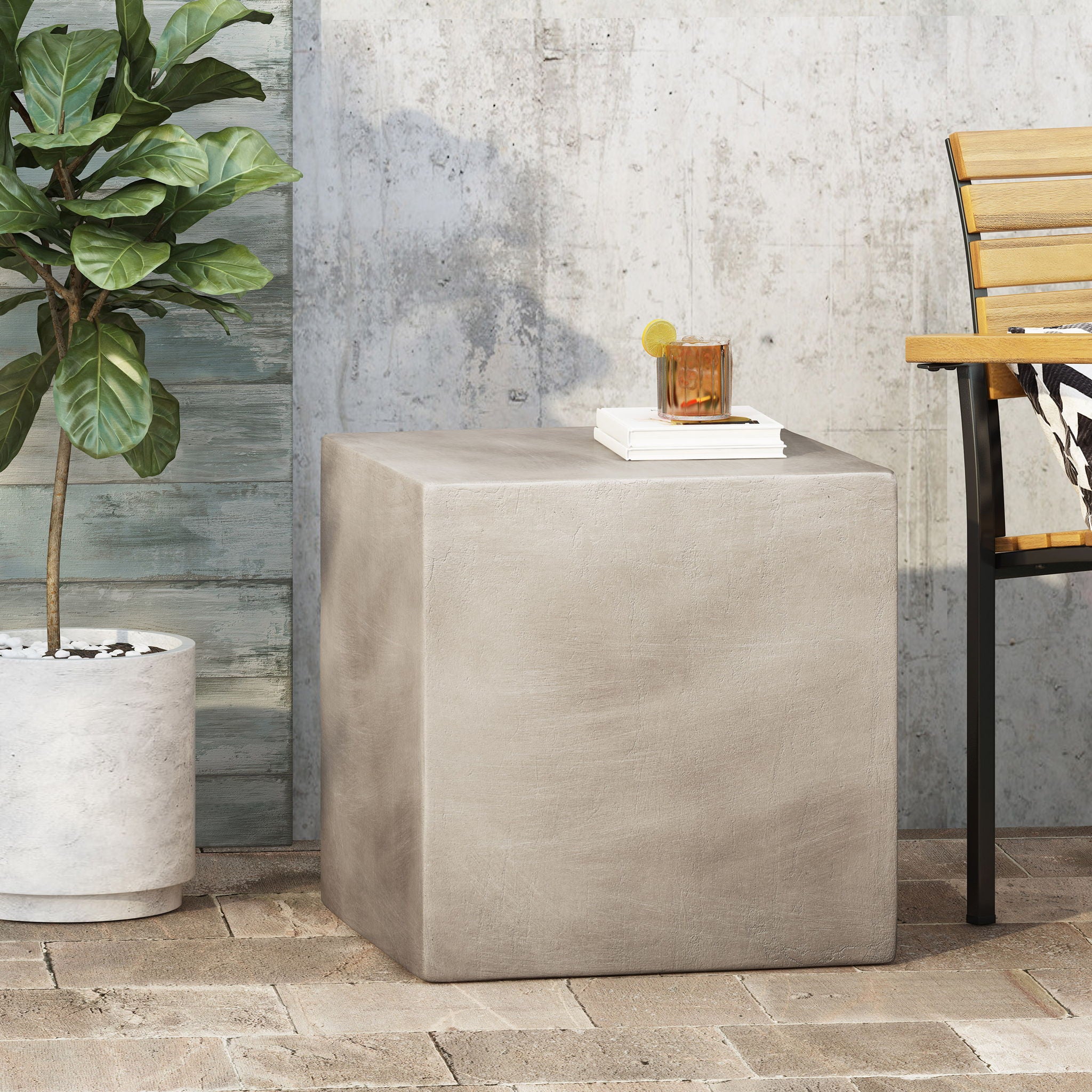Outdoor / Indoor Square Lightweight Side Table