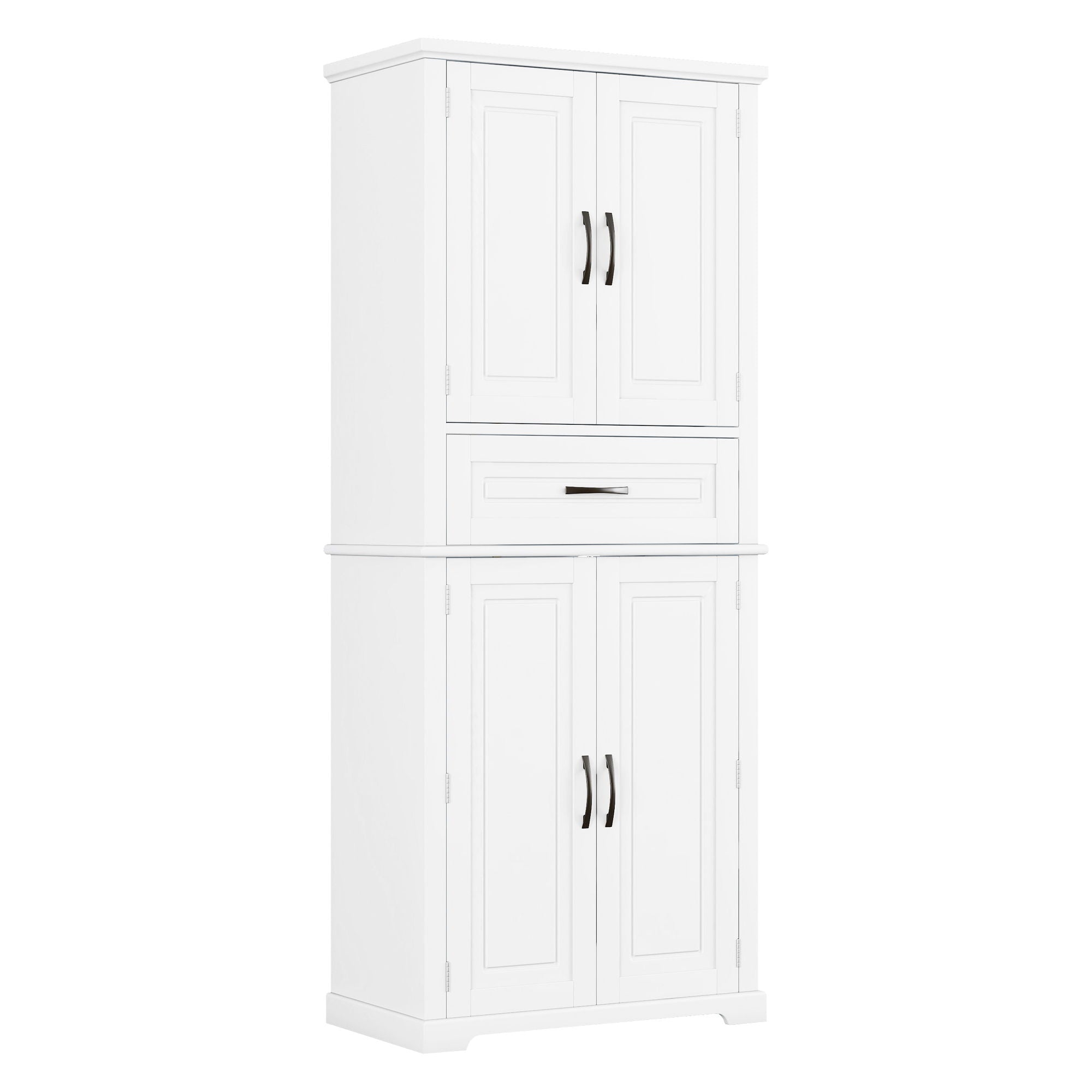 Bathroom Storage Cabinet With Multifunctional Storage Space, Drawer With Slide Rails, Adjustable Shelf