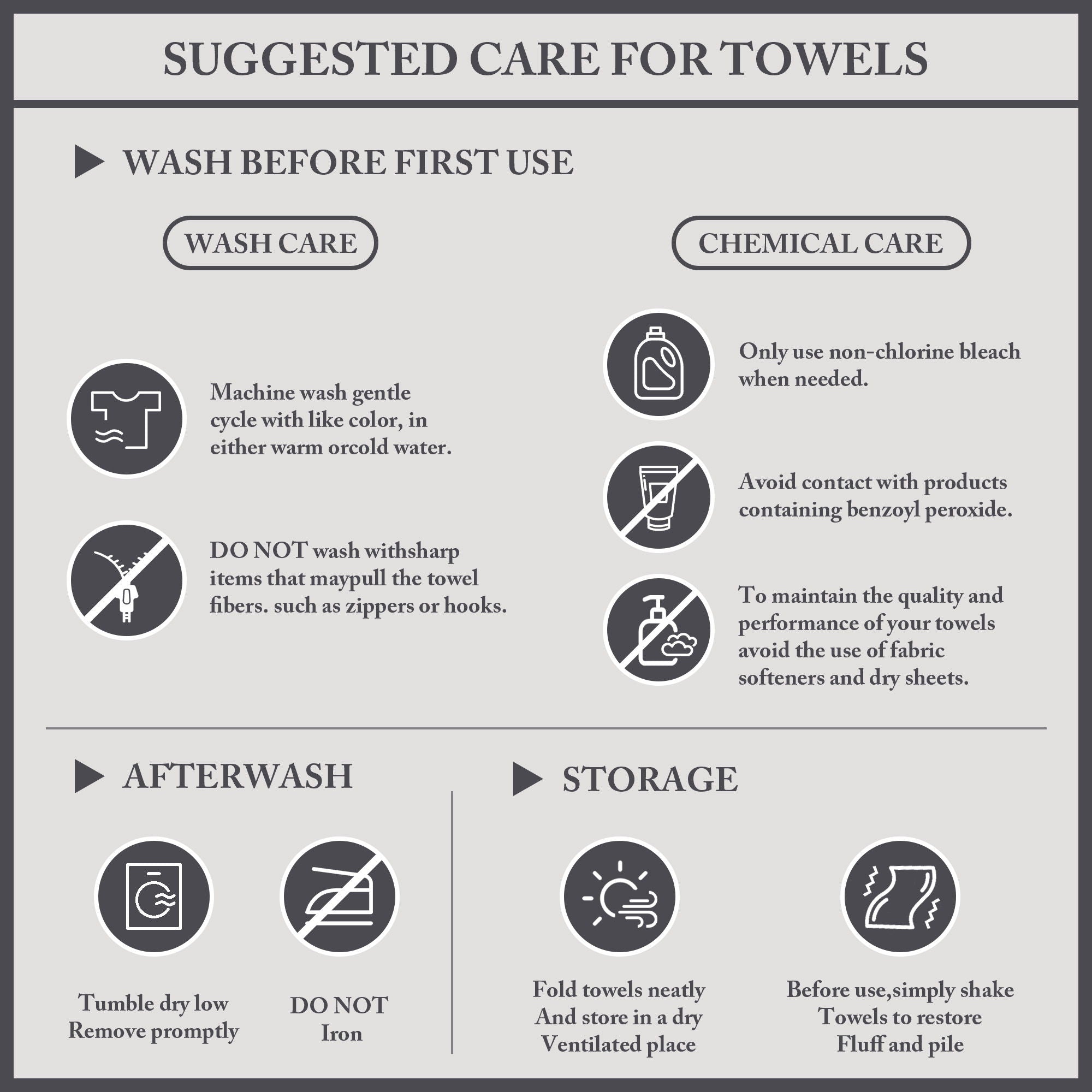 Turkish - 6 Piece Bath Towel Set - Light Blue