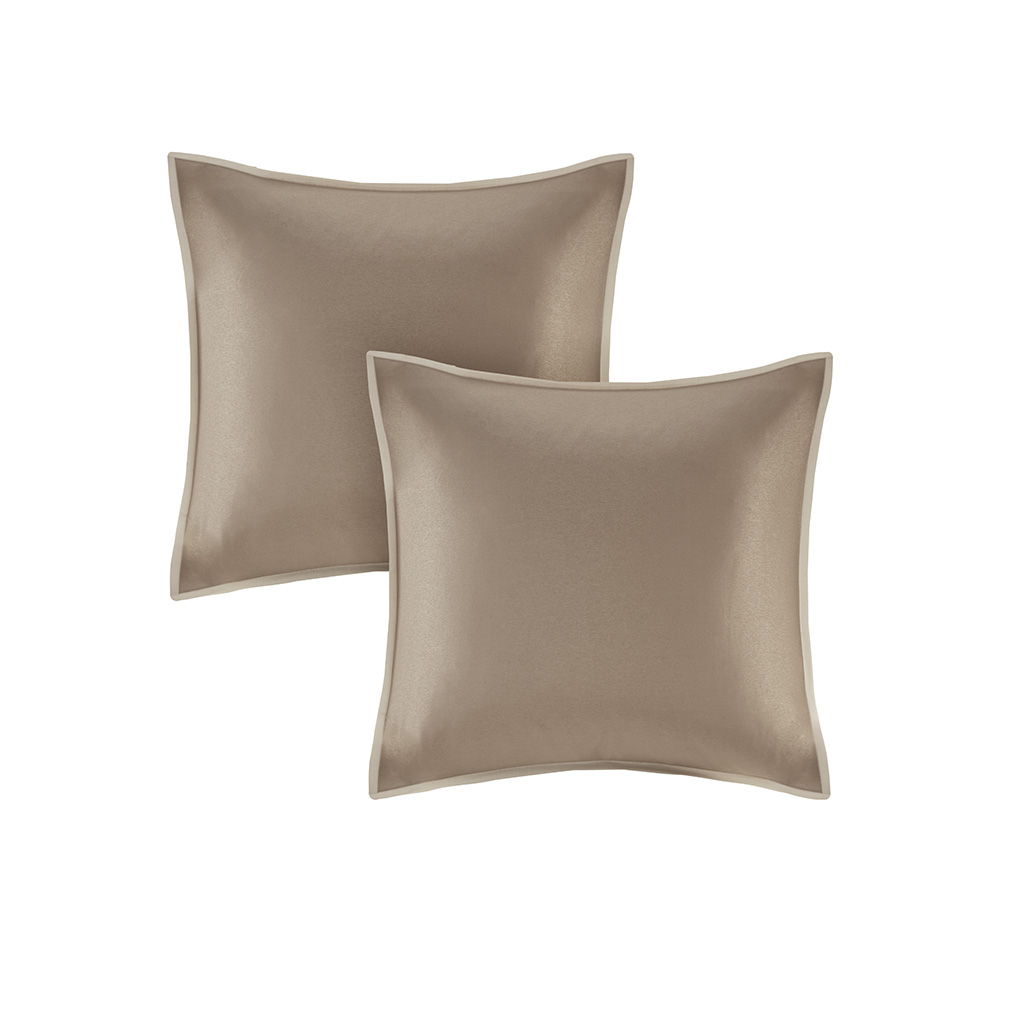 Camelia - Embroidered Comforter (Set of 8) - Natural