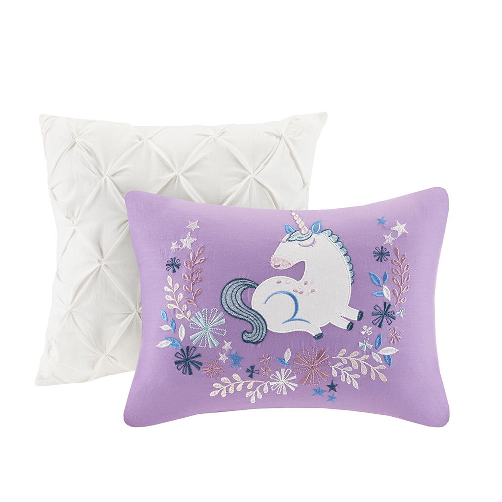 Lola - Twin Unicorn Duvet Cover Set - Pink
