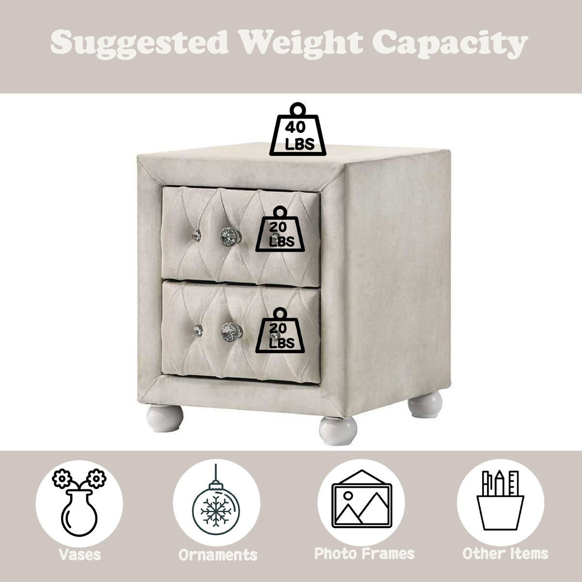 Reggie - Compact Nightstand