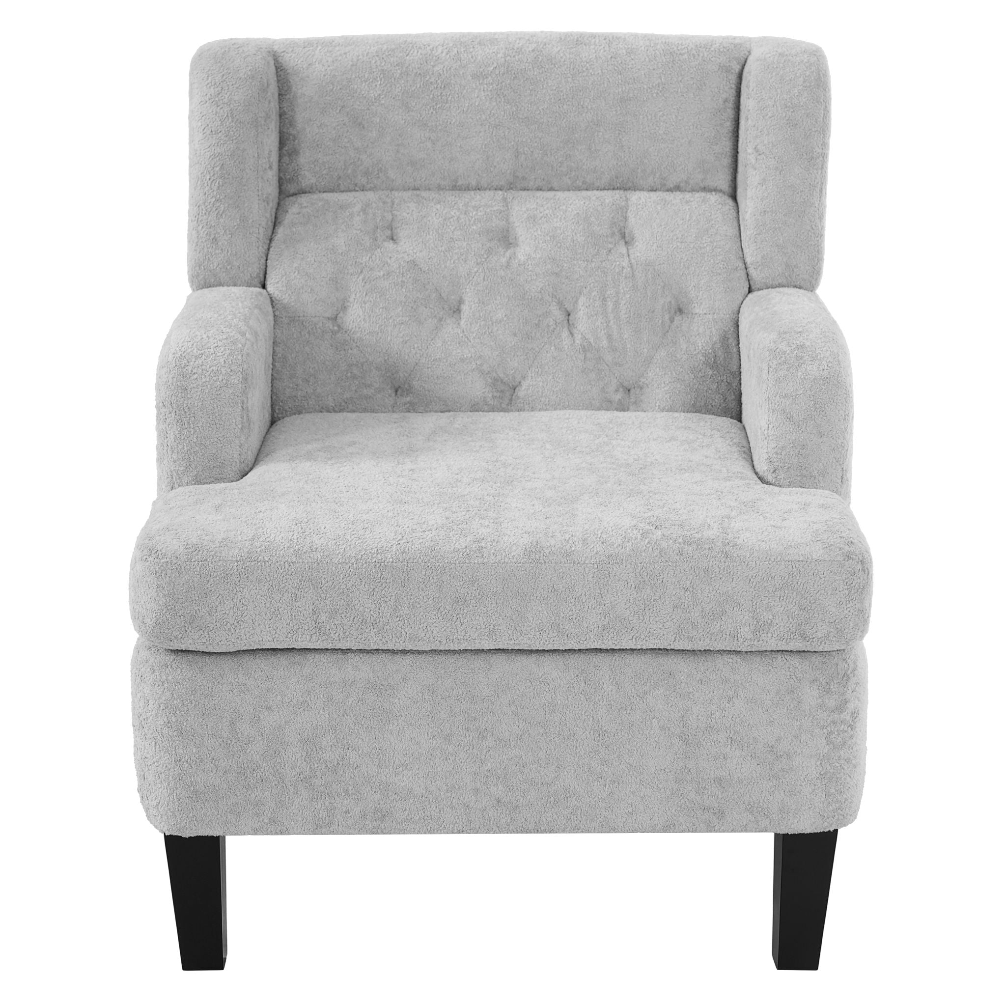 Modern Tufted Upholstered Accent Chair For Living Room